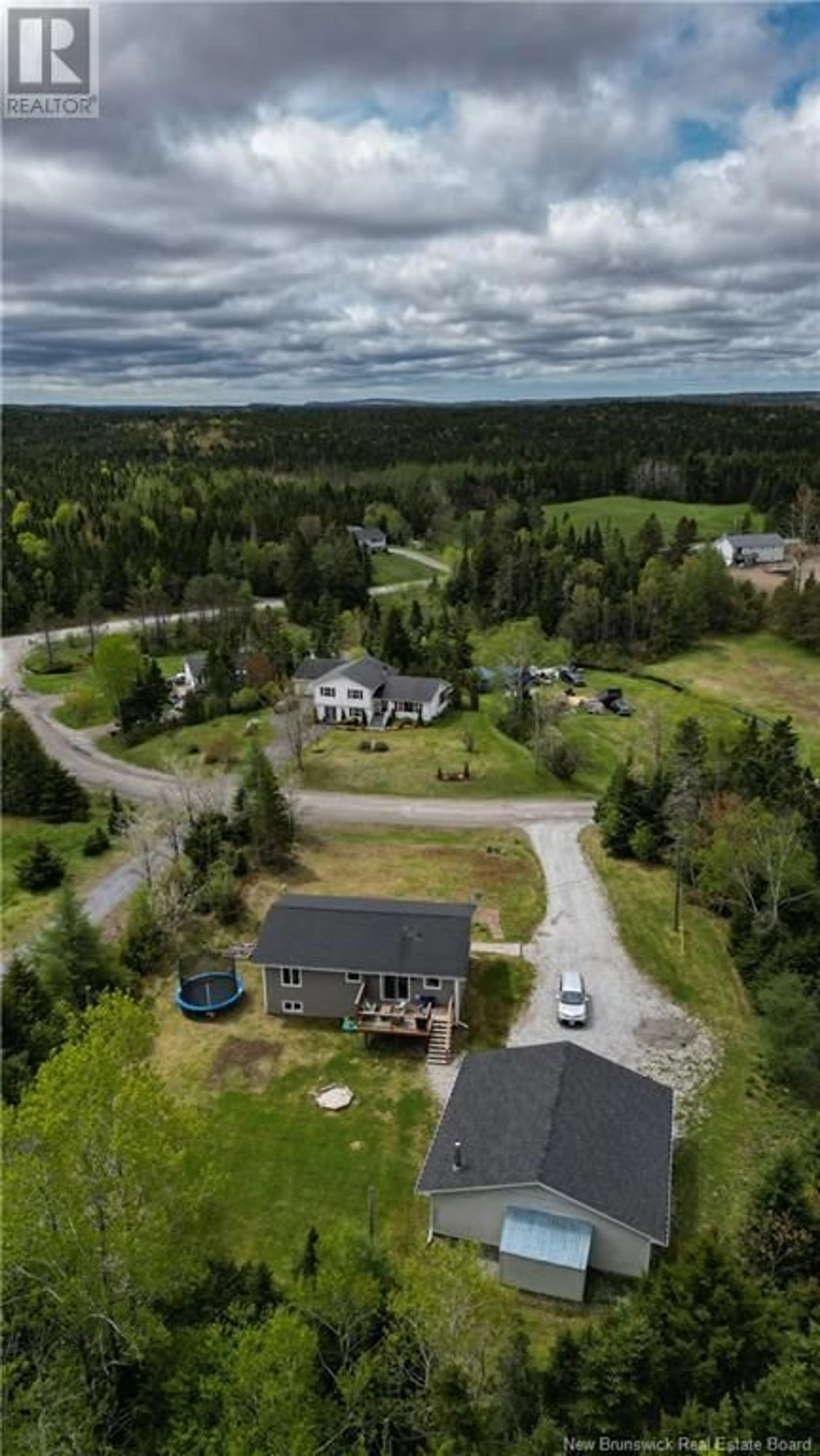 A pic from outside/outdoor area/front of a property/back of a property/a pic from drone, unknown for 11 LACKIE LANE, Baxters Corner New Brunswick E2S2N3