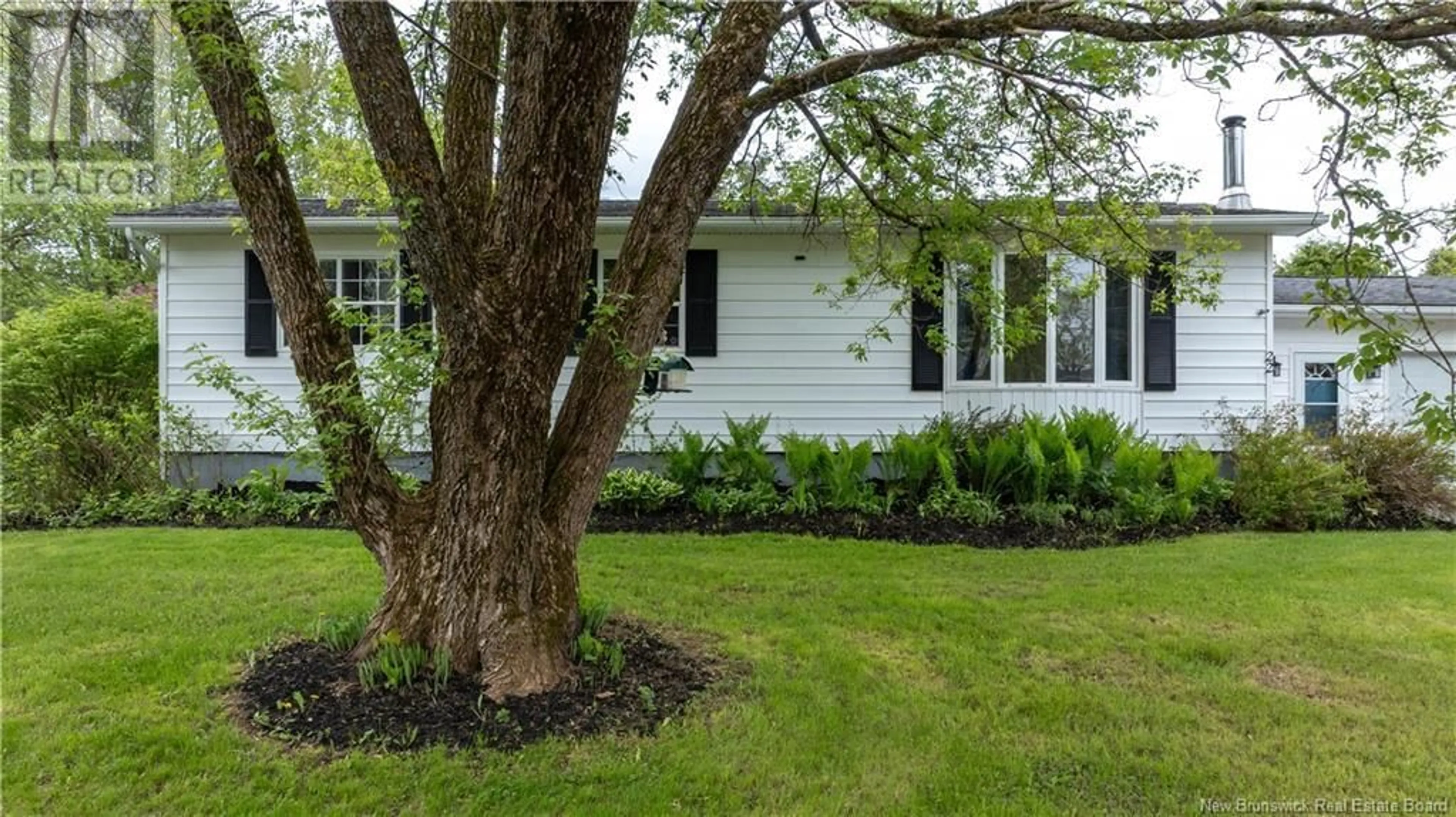 Home with vinyl exterior material, street for 22 MILLS LANE, Sussex New Brunswick E4E2G4