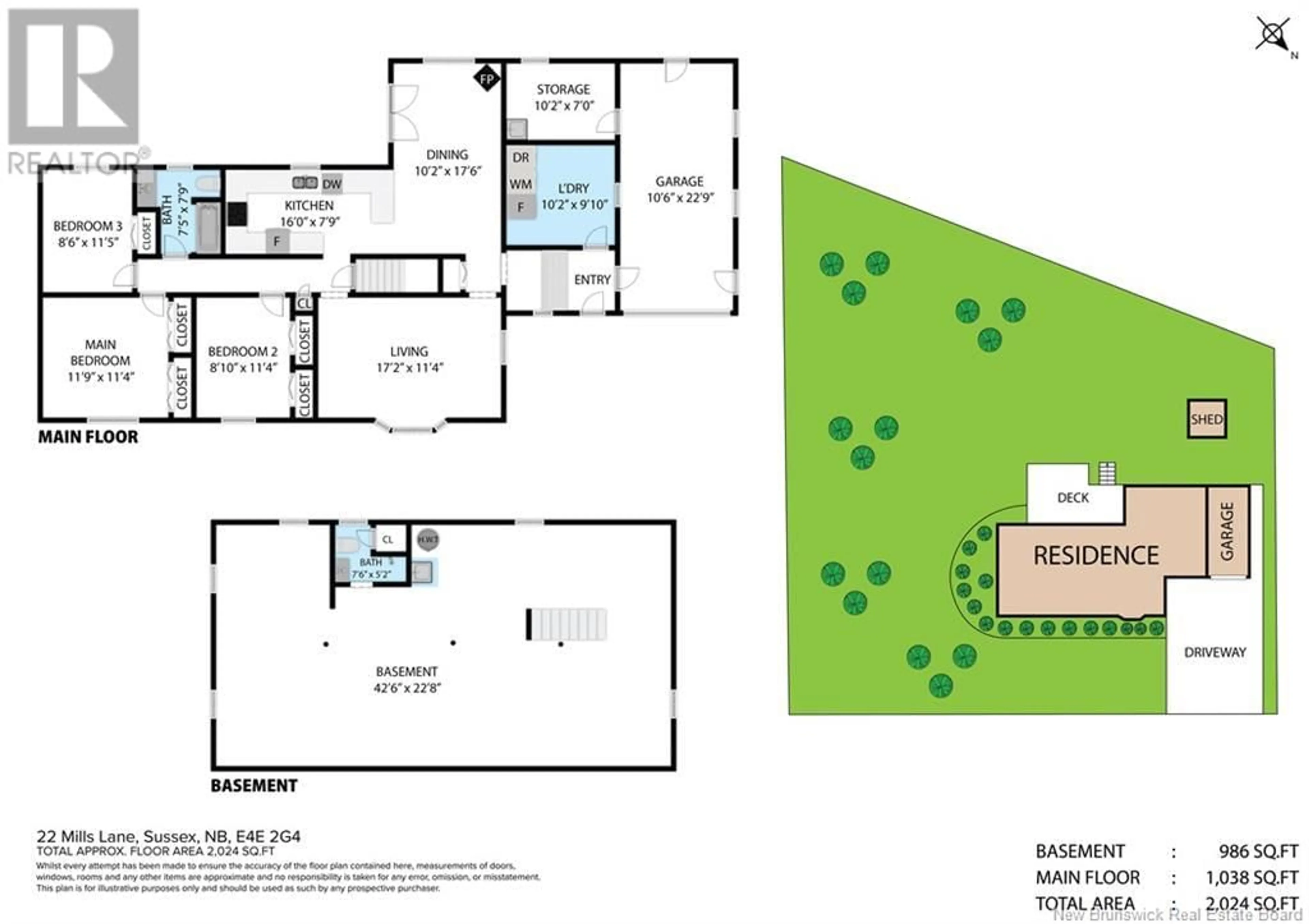 Floor plan for 22 MILLS LANE, Sussex New Brunswick E4E2G4