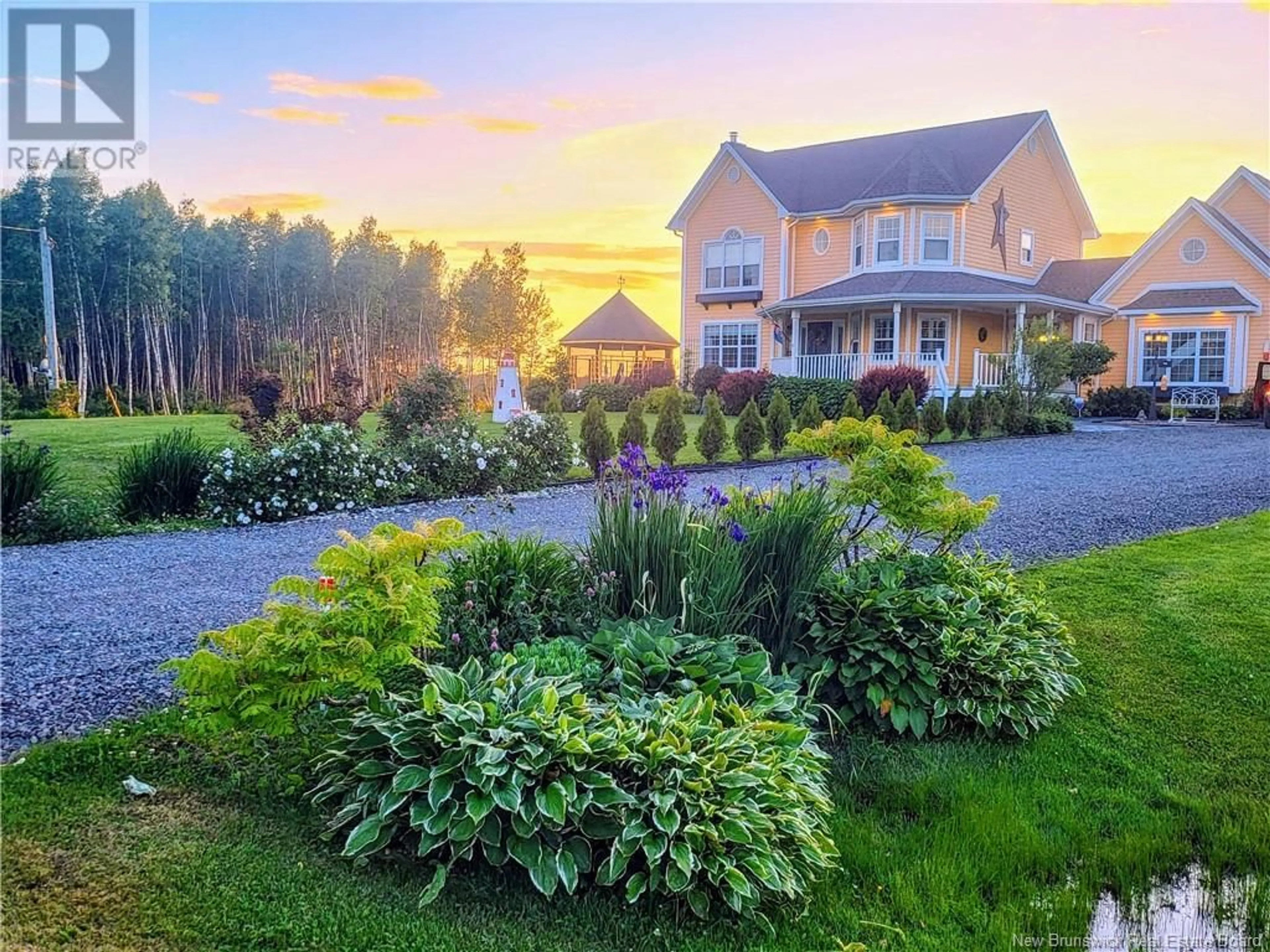 A pic from outside/outdoor area/front of a property/back of a property/a pic from drone, water/lake/river/ocean view for 28 RYAN LANE, Grand-Barachois New Brunswick E4P7M9
