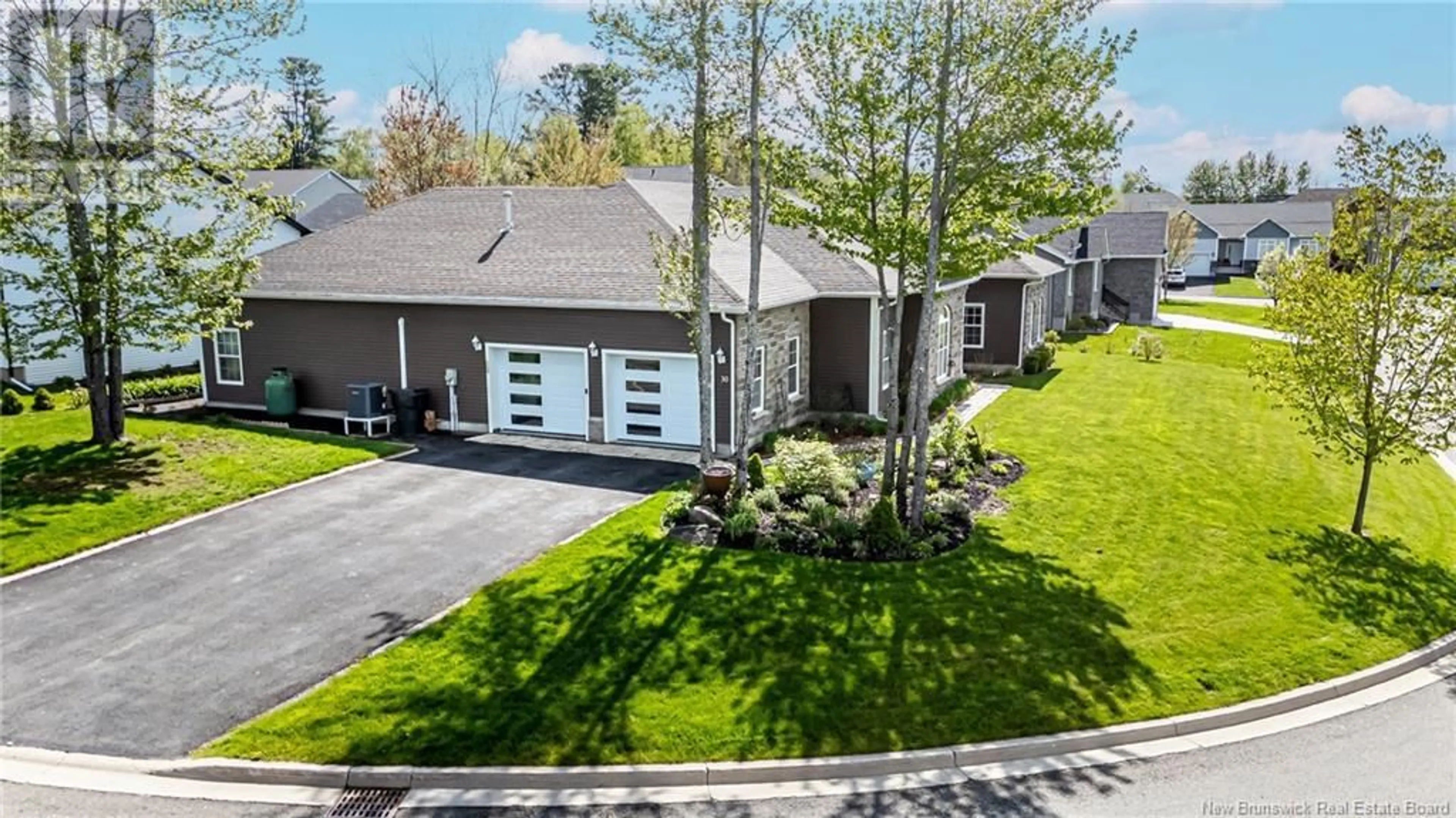 A pic from outside/outdoor area/front of a property/back of a property/a pic from drone, street for 30 REBA CRESCENT, Fredericton New Brunswick E3G0B5
