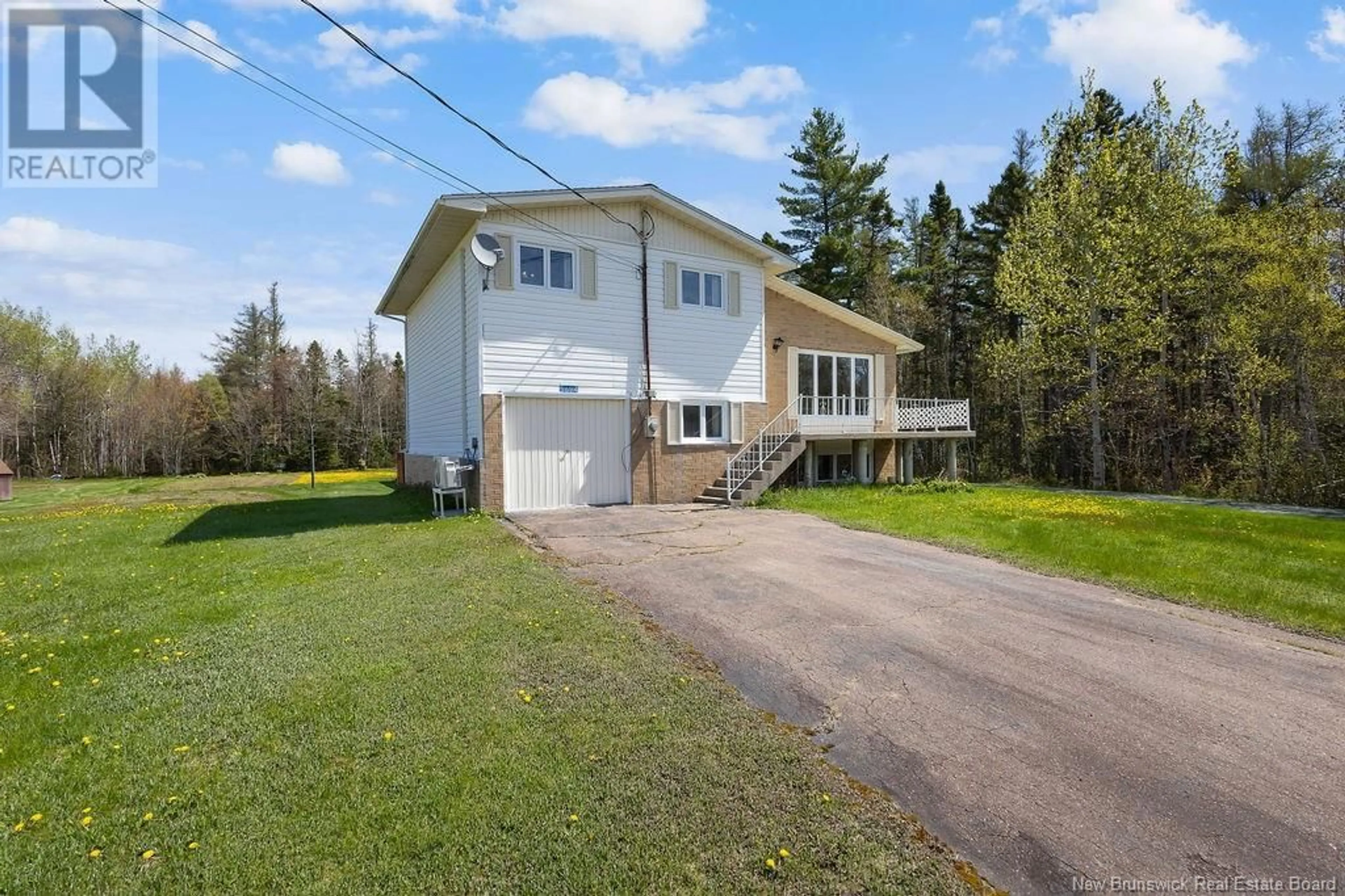 A pic from outside/outdoor area/front of a property/back of a property/a pic from drone, street for 5694 ROUTE 117, Baie-Sainte-Anne New Brunswick E9A1H8