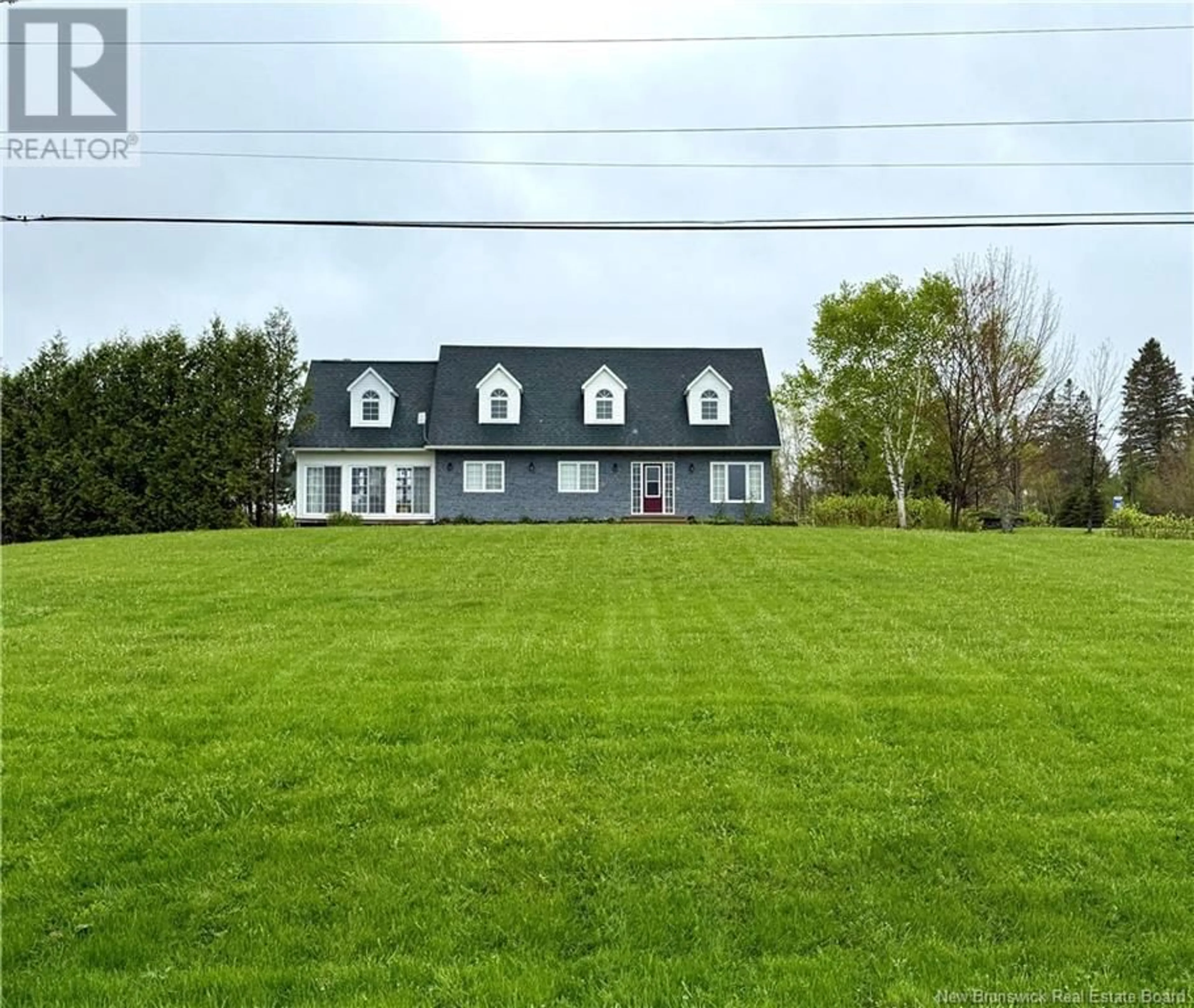 A pic from outside/outdoor area/front of a property/back of a property/a pic from drone, water/lake/river/ocean view for 7 ROUTE 4, Harvey New Brunswick E6K1W3