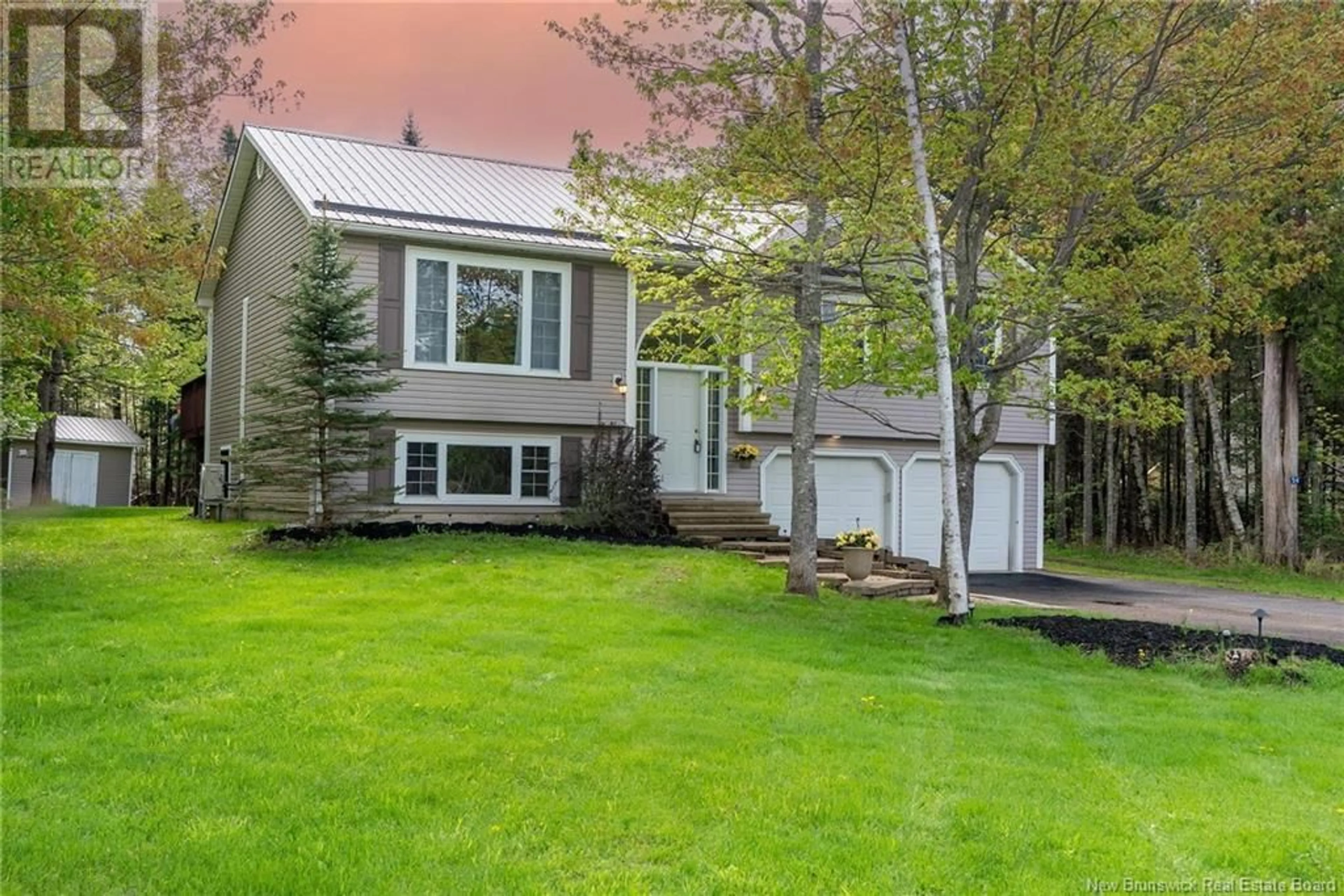Home with vinyl exterior material, street for 54 KATIE AVENUE, Douglas New Brunswick E3G9K9
