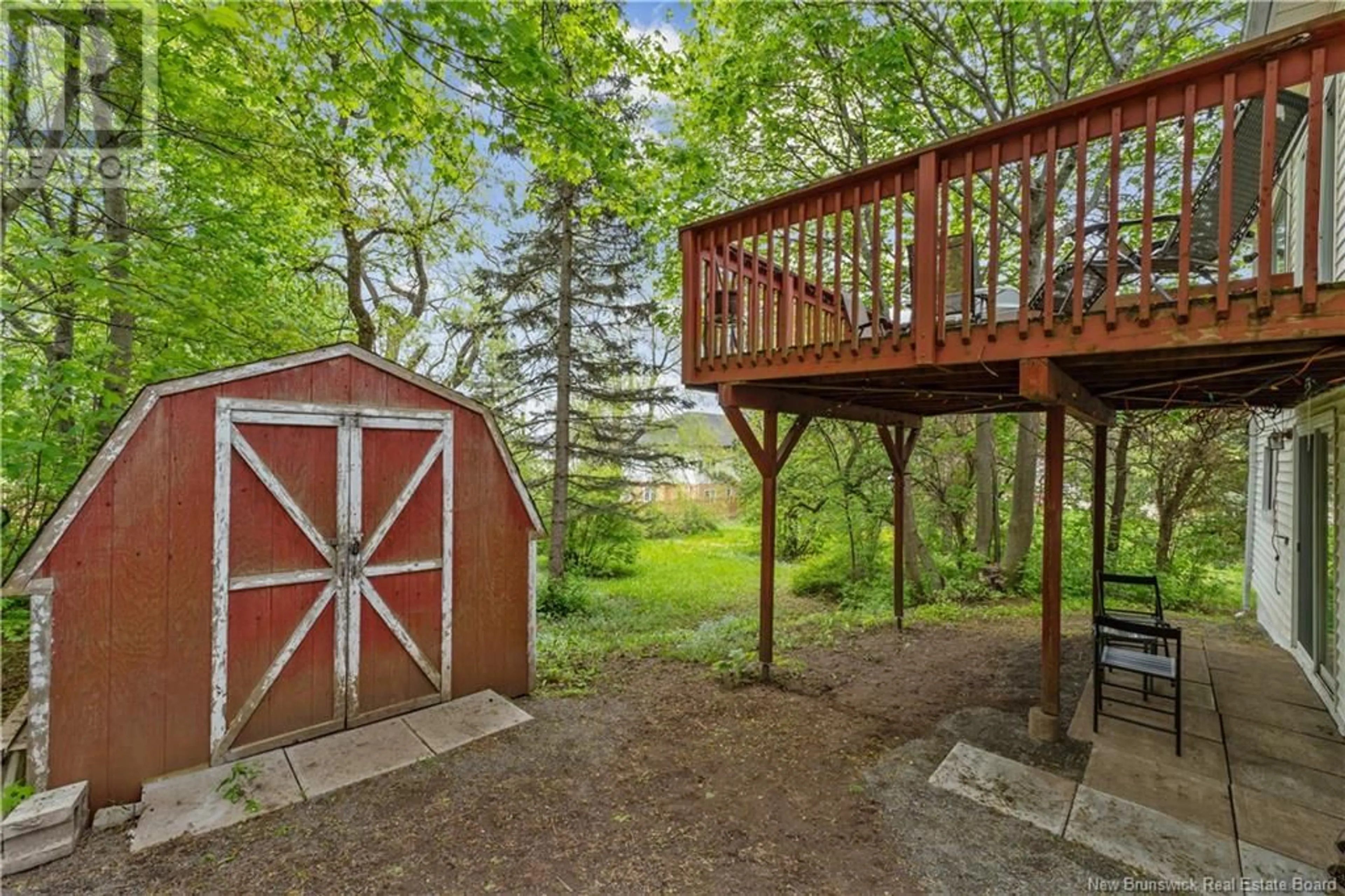 Patio, forest/trees view for 24 DONALD AVENUE, Moncton New Brunswick E1A3A8
