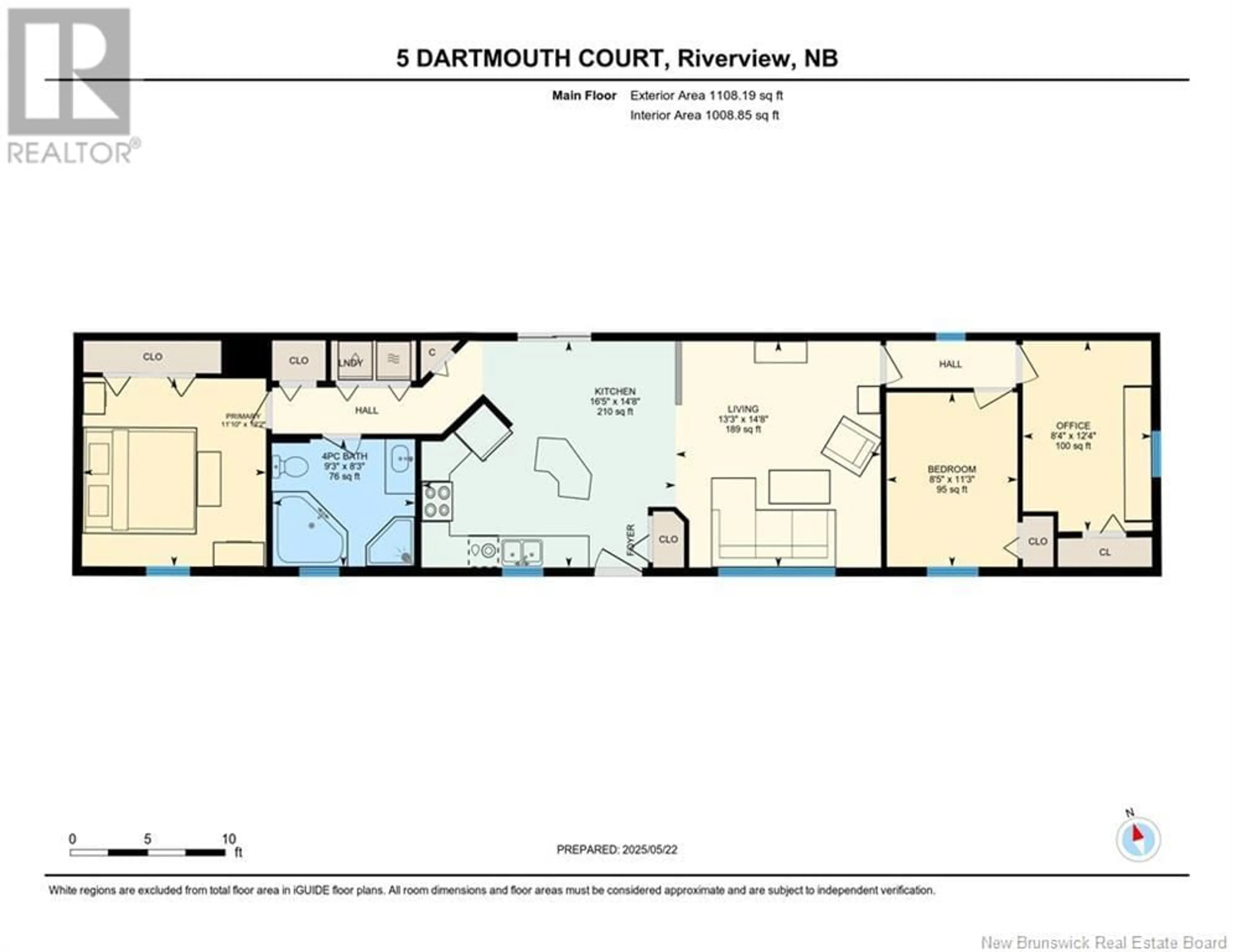 Floor plan for 5 DARTMOUTH COURT, Riverview New Brunswick E1B5R3