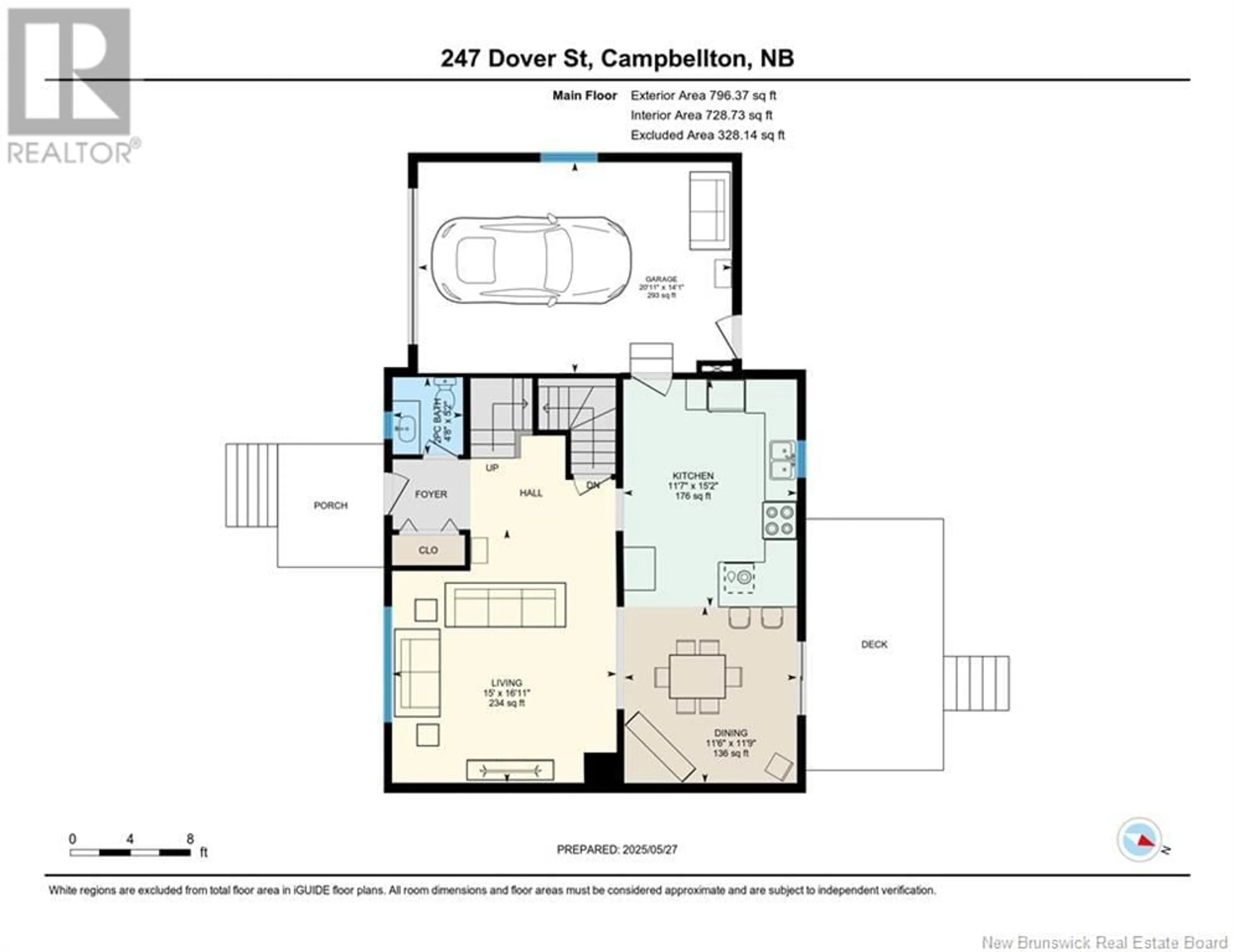 Floor plan for 247 DOVER STREET, Campbellton New Brunswick E3N3L5