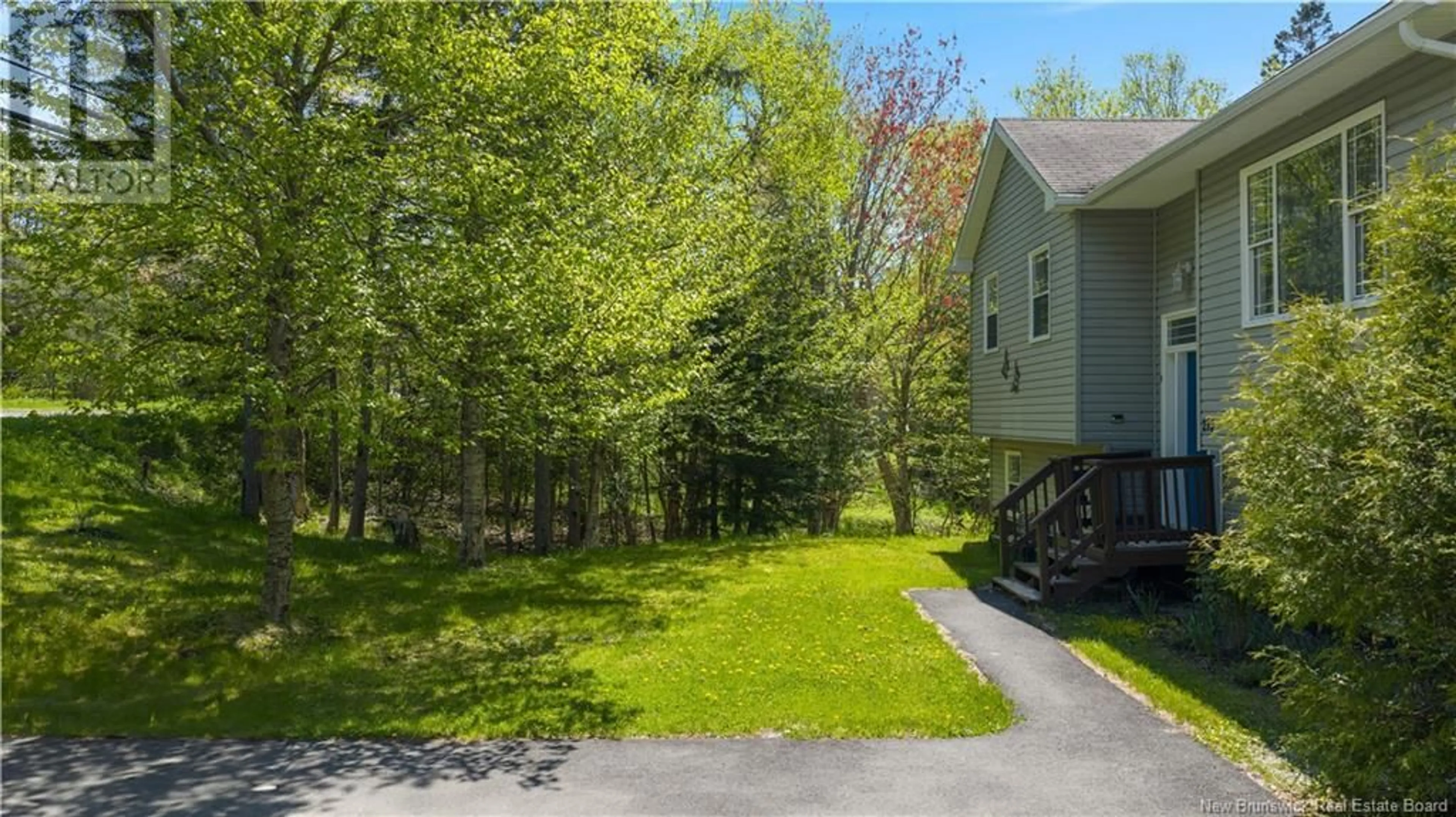Patio, forest/trees view for 273 HAMPTON ROAD, Quispamsis New Brunswick E2E4P5