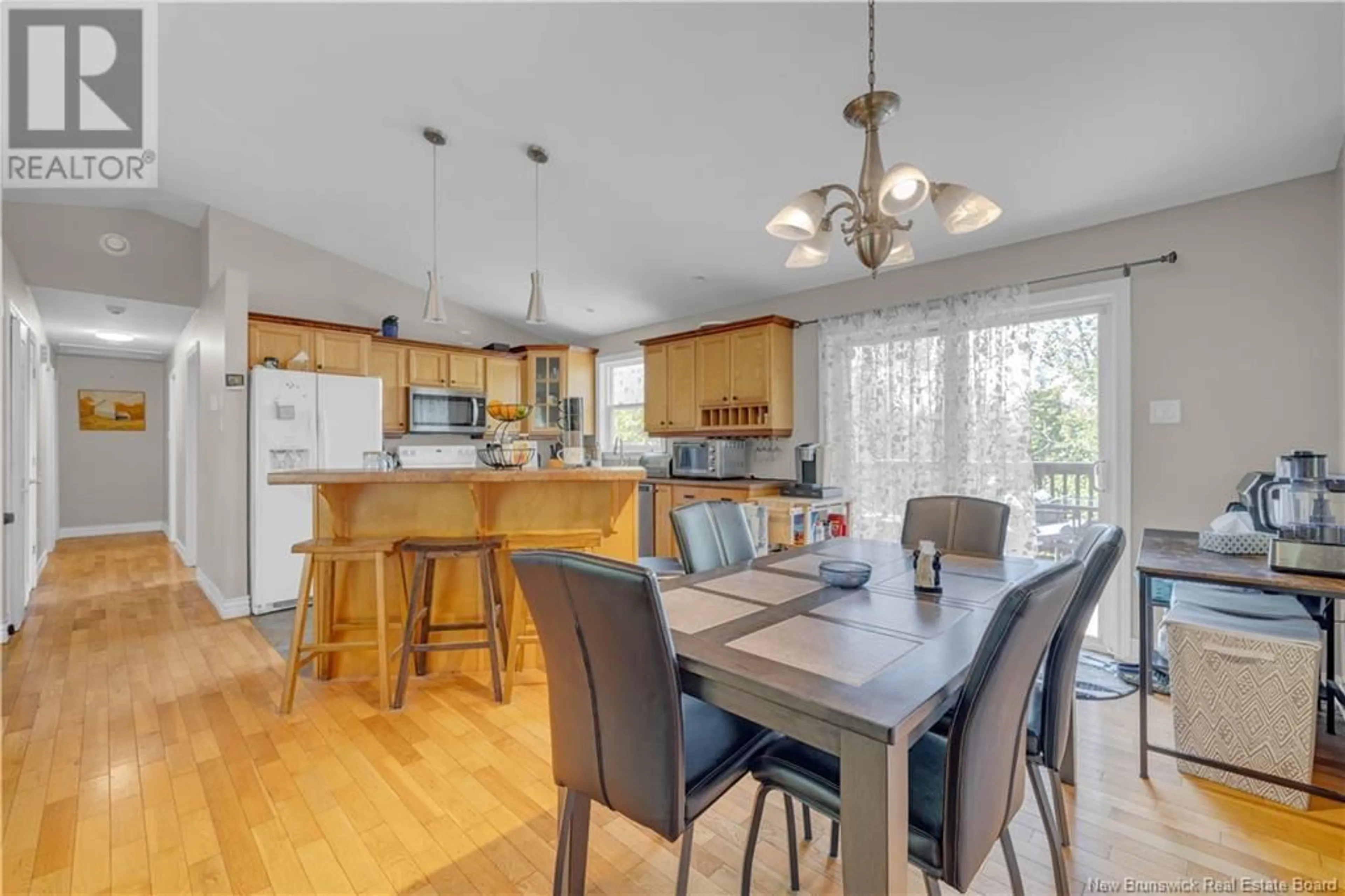 Open concept kitchen, wood/laminate floor for 273 HAMPTON ROAD, Quispamsis New Brunswick E2E4P5