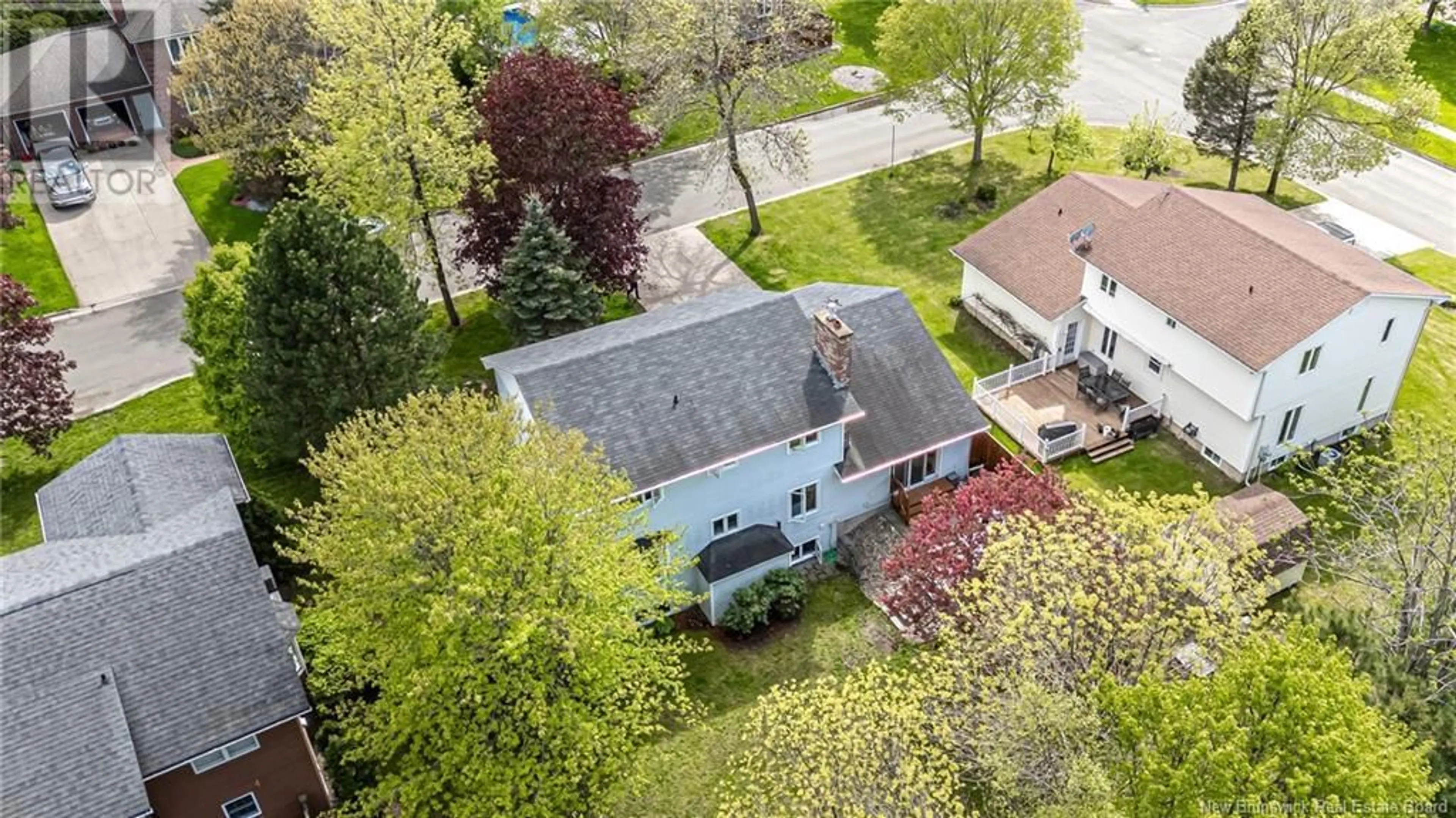 A pic from outside/outdoor area/front of a property/back of a property/a pic from drone, street for 15 RIDGEWELL PLACE, Fredericton New Brunswick E3B6J9