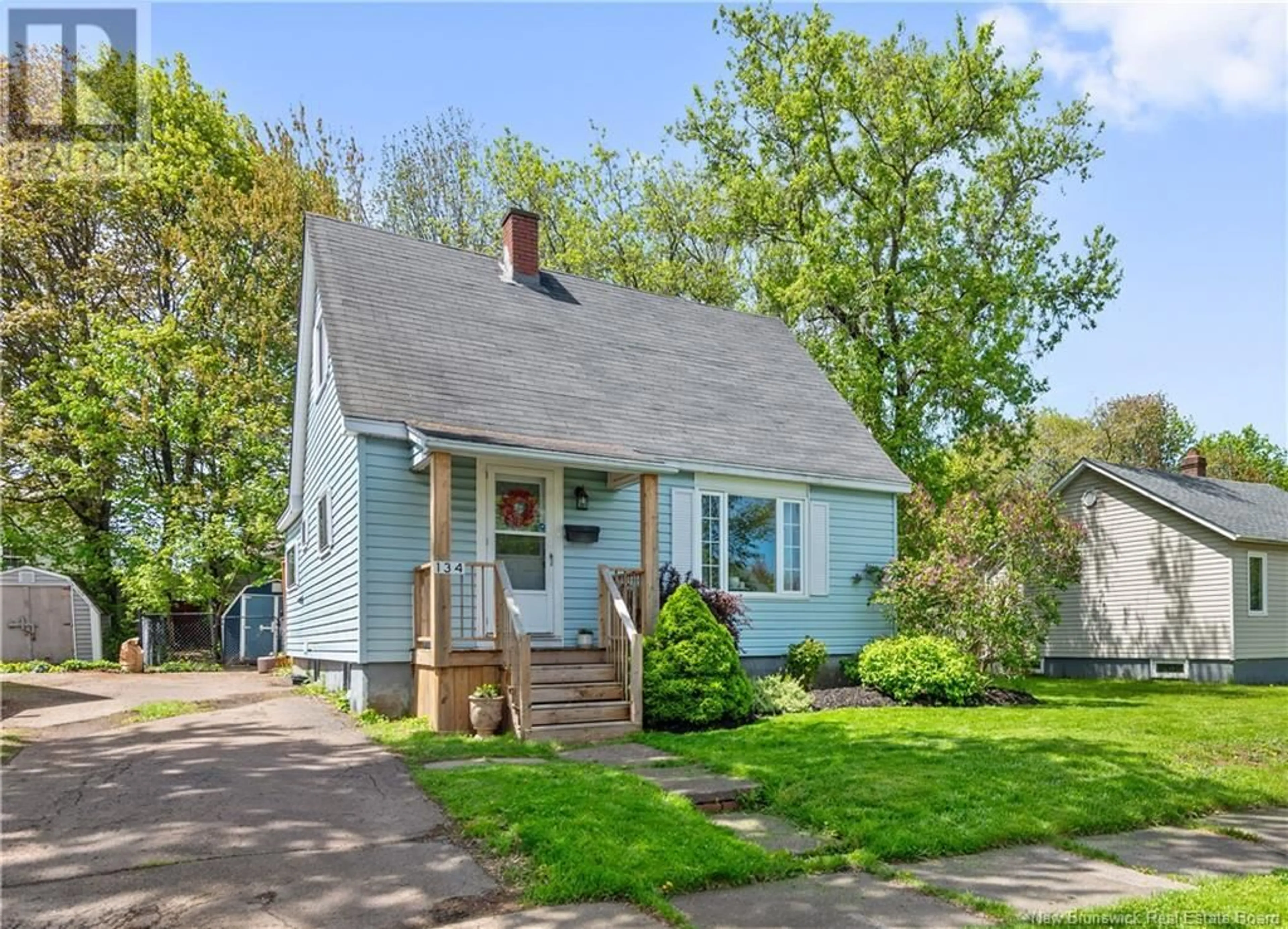 Home with vinyl exterior material, street for 134 LESLIE STREET, Moncton New Brunswick E1C6M5