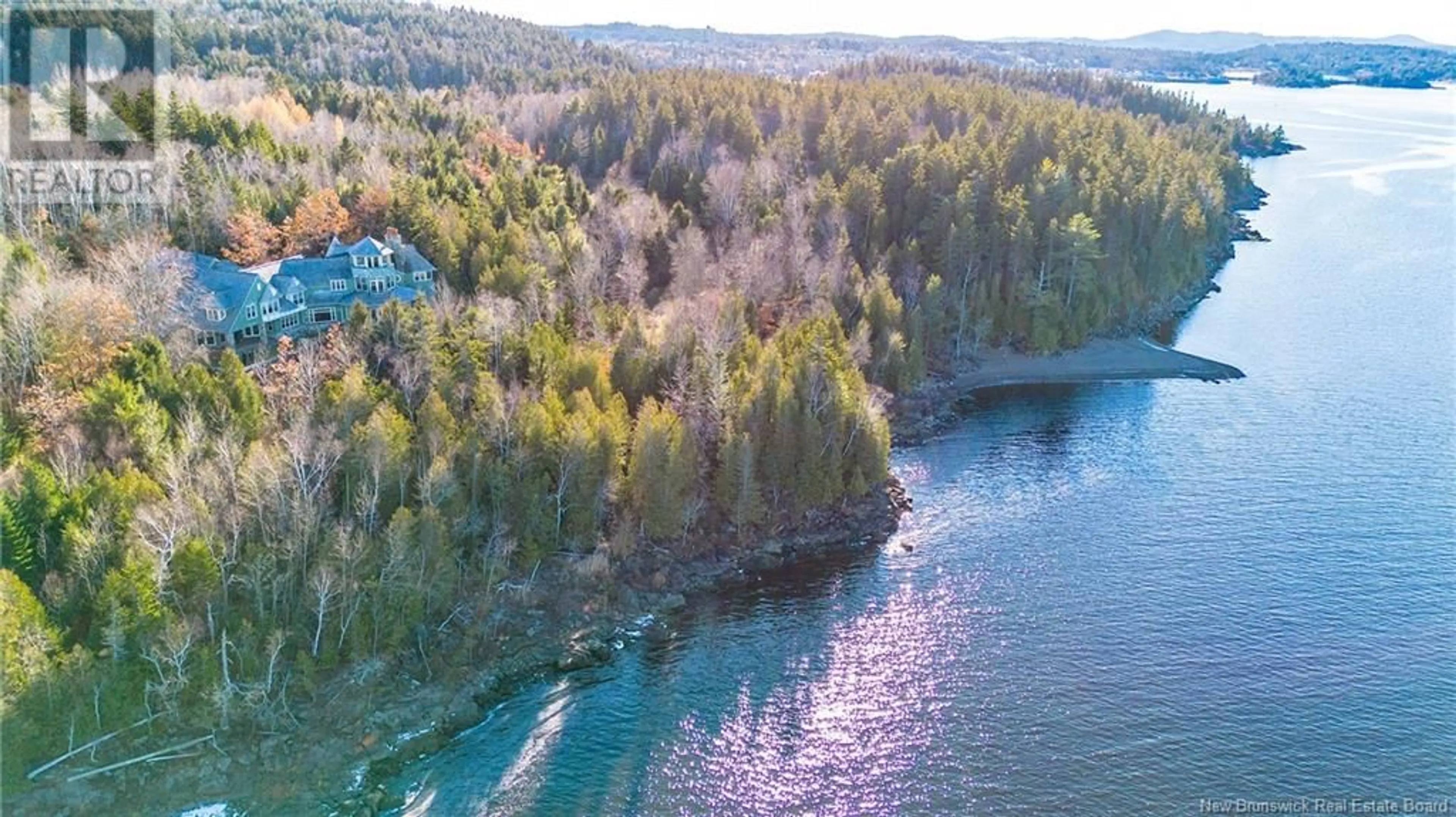 A pic from outside/outdoor area/front of a property/back of a property/a pic from drone, water/lake/river/ocean view for 501 KENNEBECASIS DRIVE, Saint John New Brunswick E2K5K9