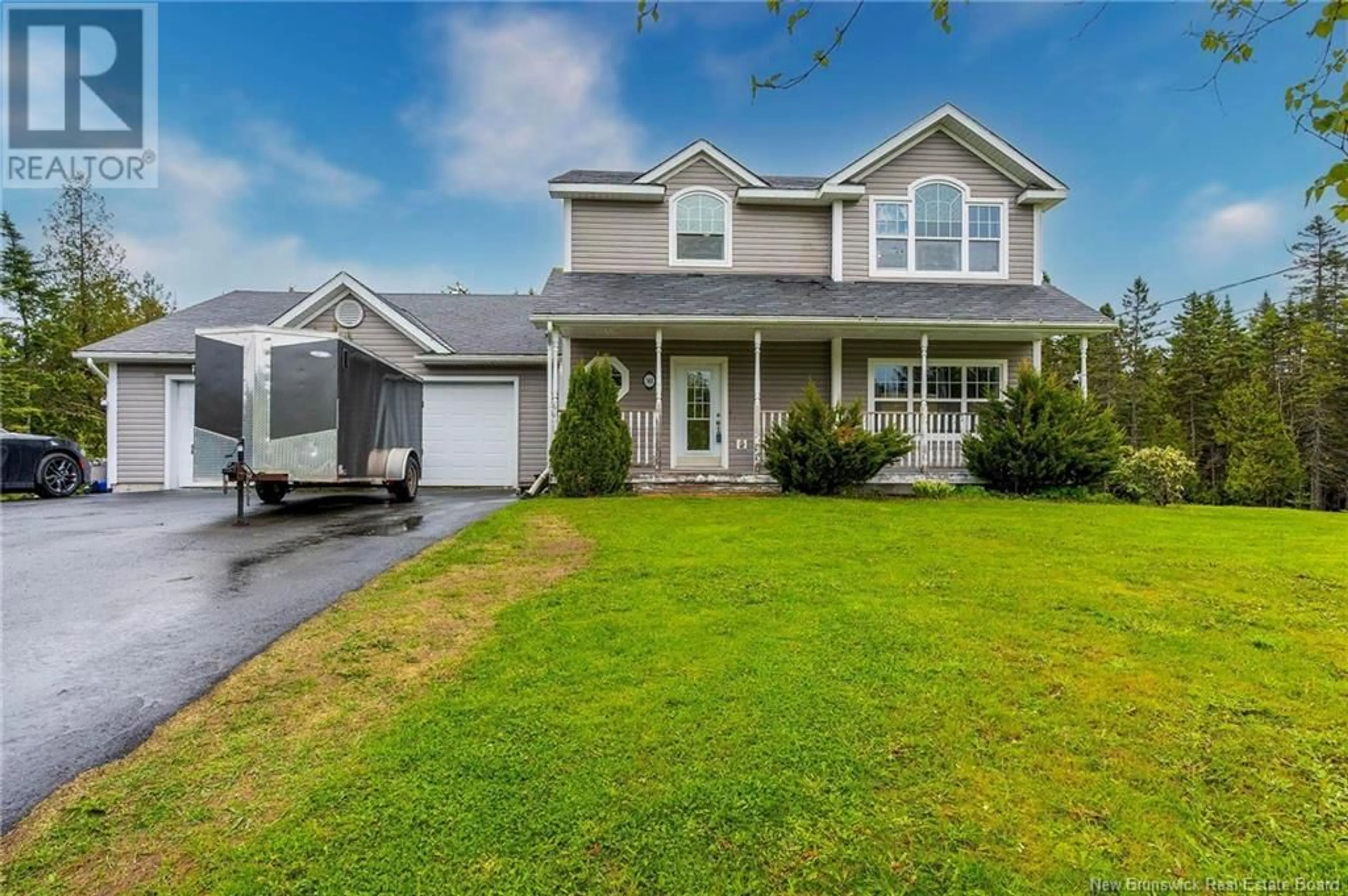 Home with vinyl exterior material, street for 300 HILLCREST ROAD, Saint John New Brunswick E2N2B1