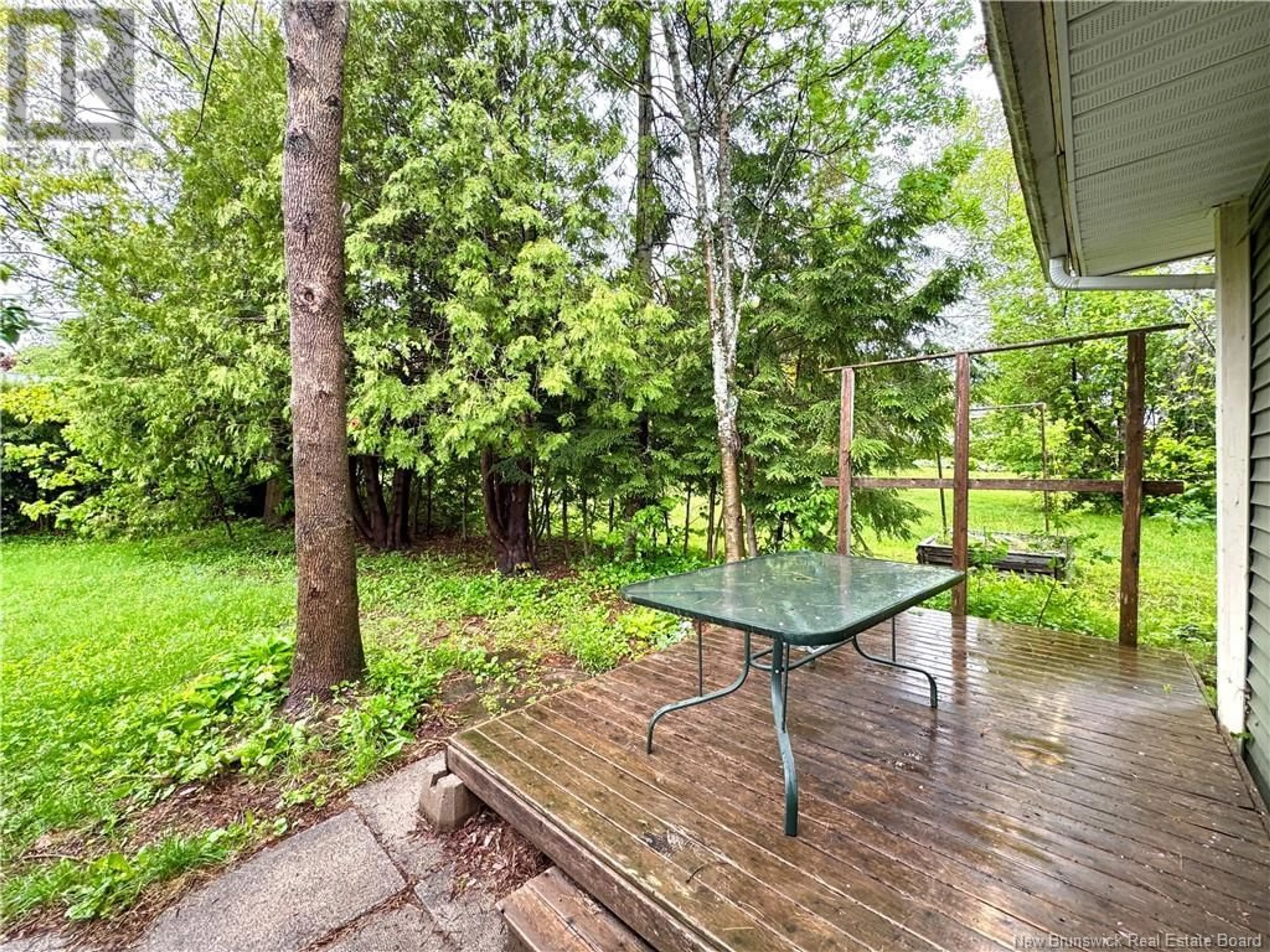 Patio, forest/trees view for 127 MELVIN STREET, Fredericton New Brunswick E3A2M9