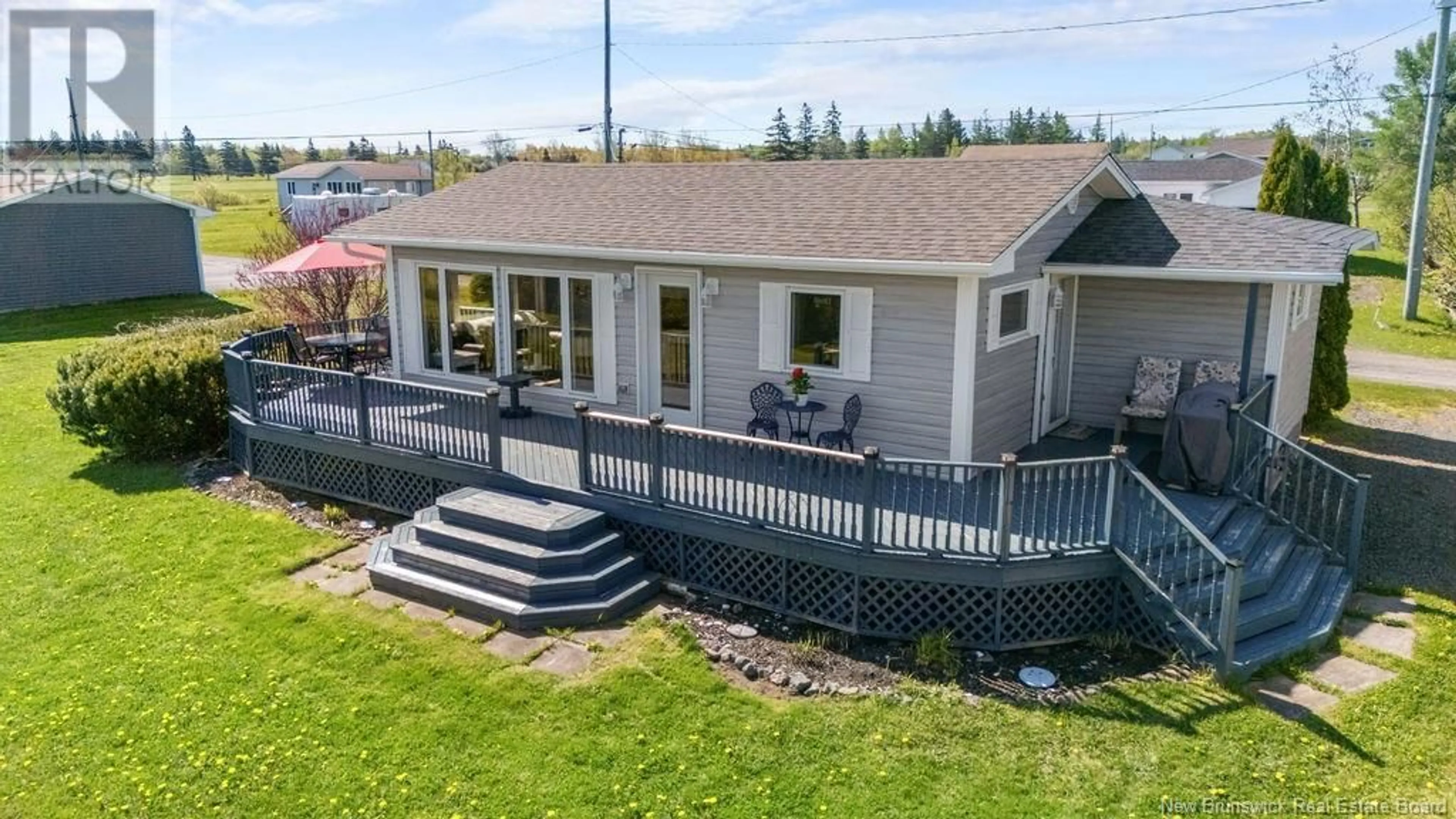 A pic from outside/outdoor area/front of a property/back of a property/a pic from drone, building for 19 EDGAR LANE, Grande-Digue New Brunswick E4R4J2