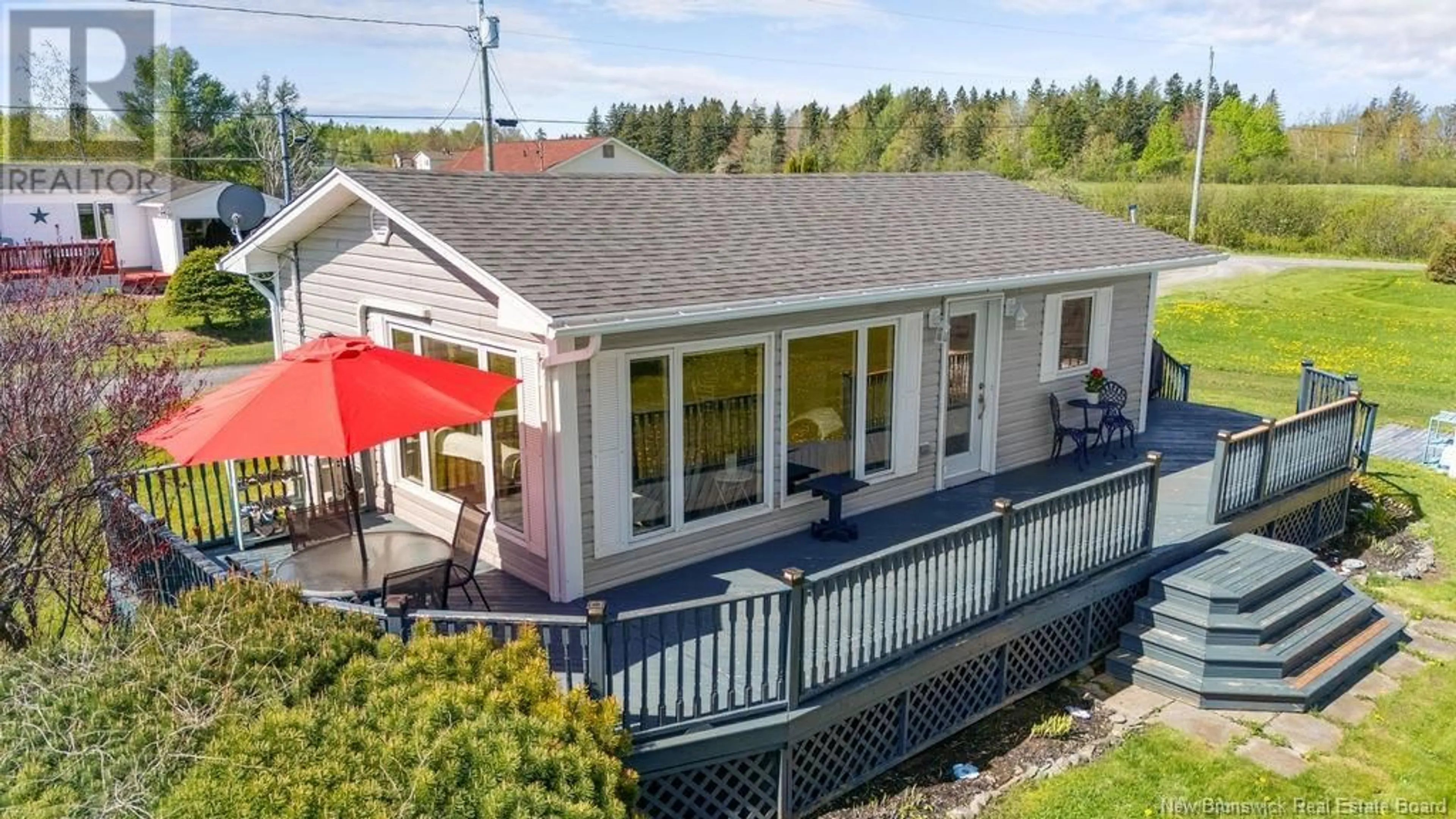 A pic from outside/outdoor area/front of a property/back of a property/a pic from drone, unknown for 19 EDGAR LANE, Grande-Digue New Brunswick E4R4J2
