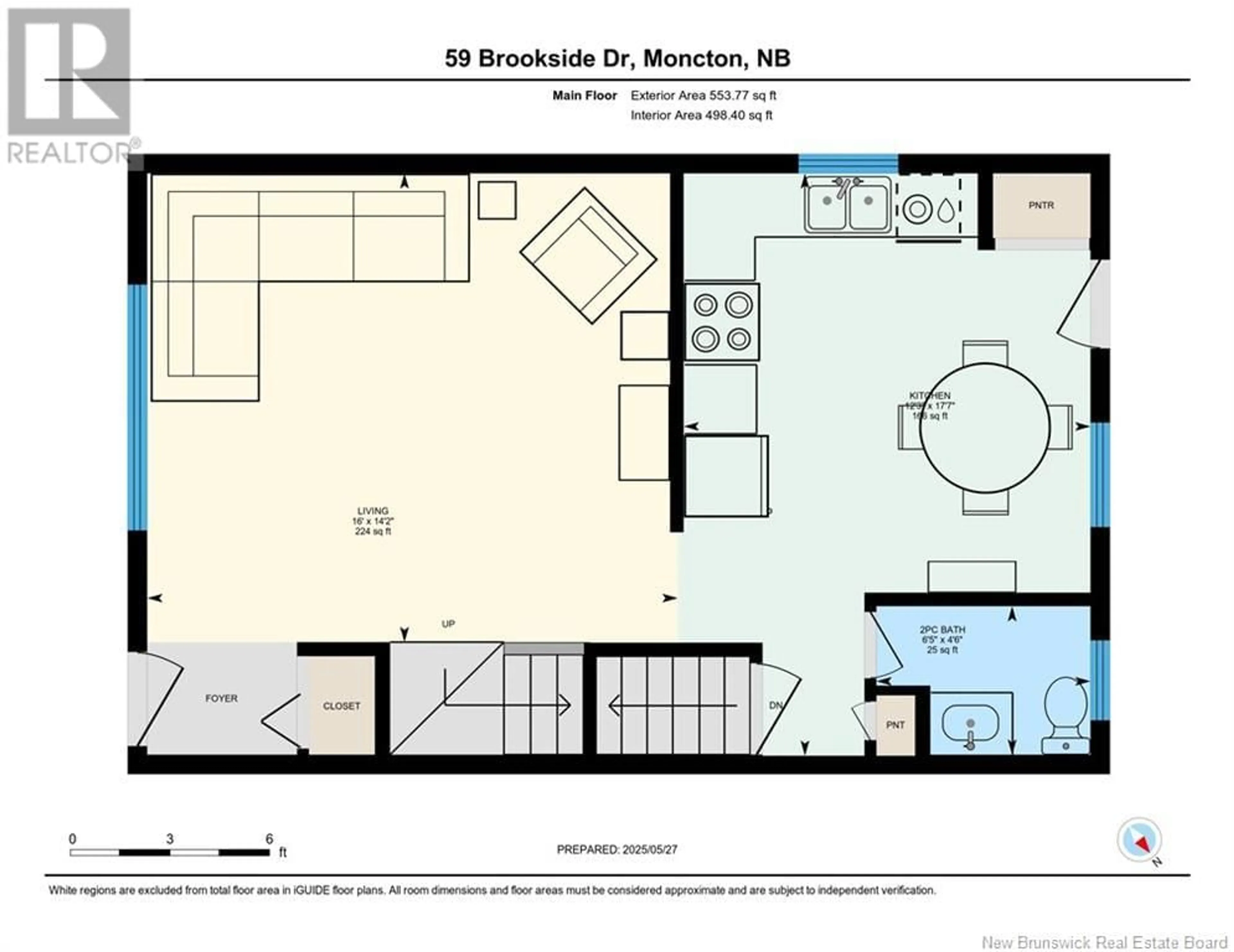 Floor plan for 59 BROOKSIDE DRIVE, Moncton New Brunswick E1E4K4