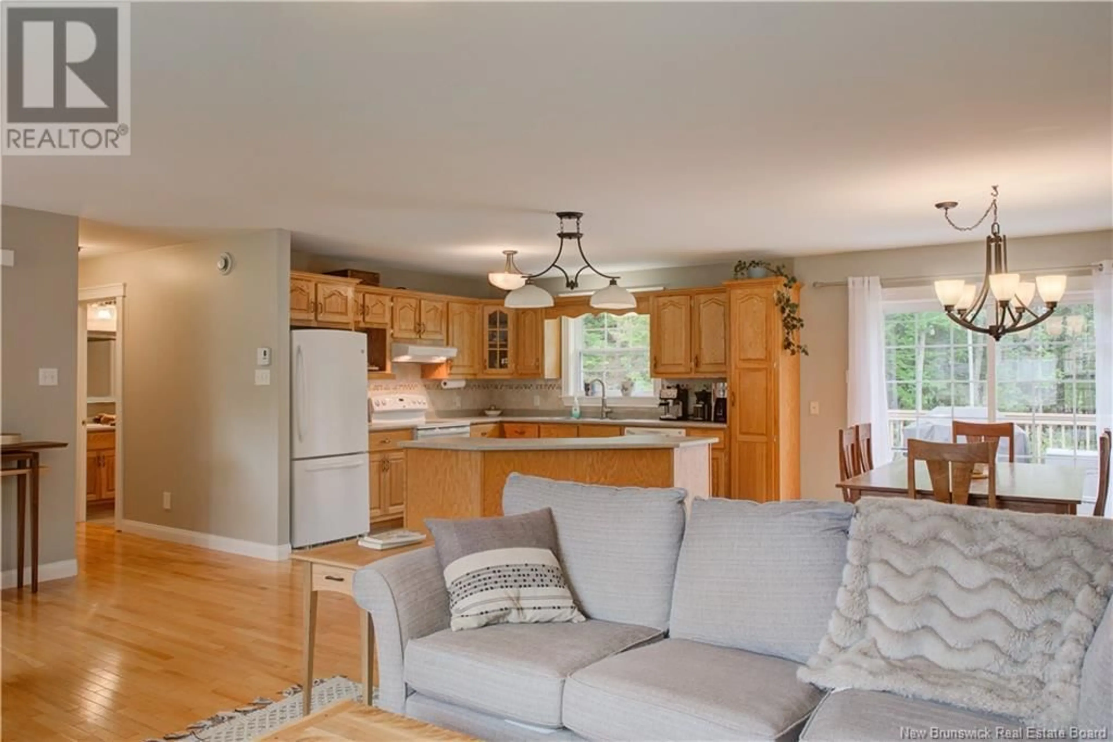 Open concept kitchen, wood/laminate floor for 177 MATAYA DRIVE, Richibucto Road New Brunswick E3A0A5