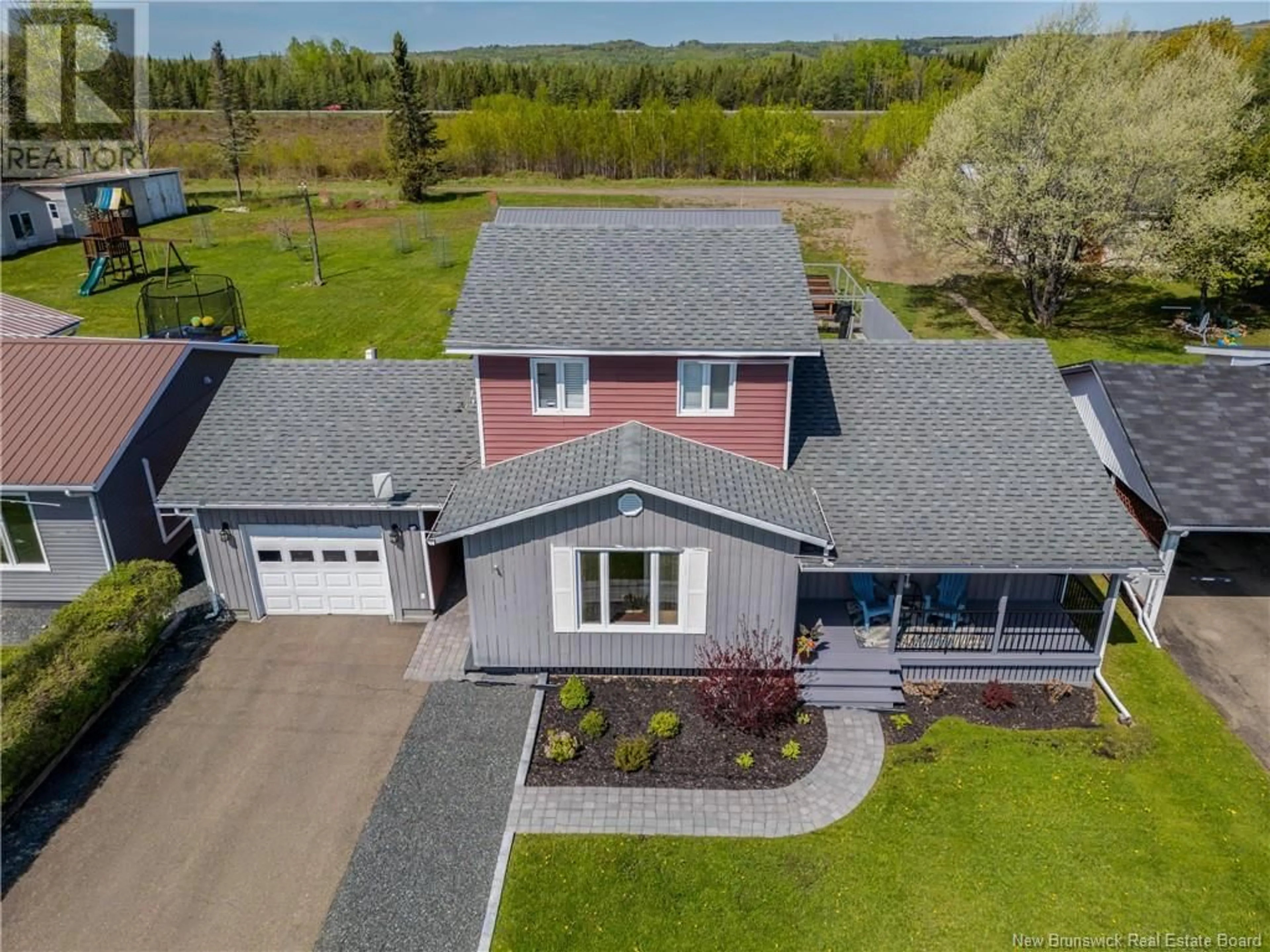 A pic from outside/outdoor area/front of a property/back of a property/a pic from drone, unknown for 55 CENTENNIAL STREET, Plaster Rock New Brunswick E7G1J2