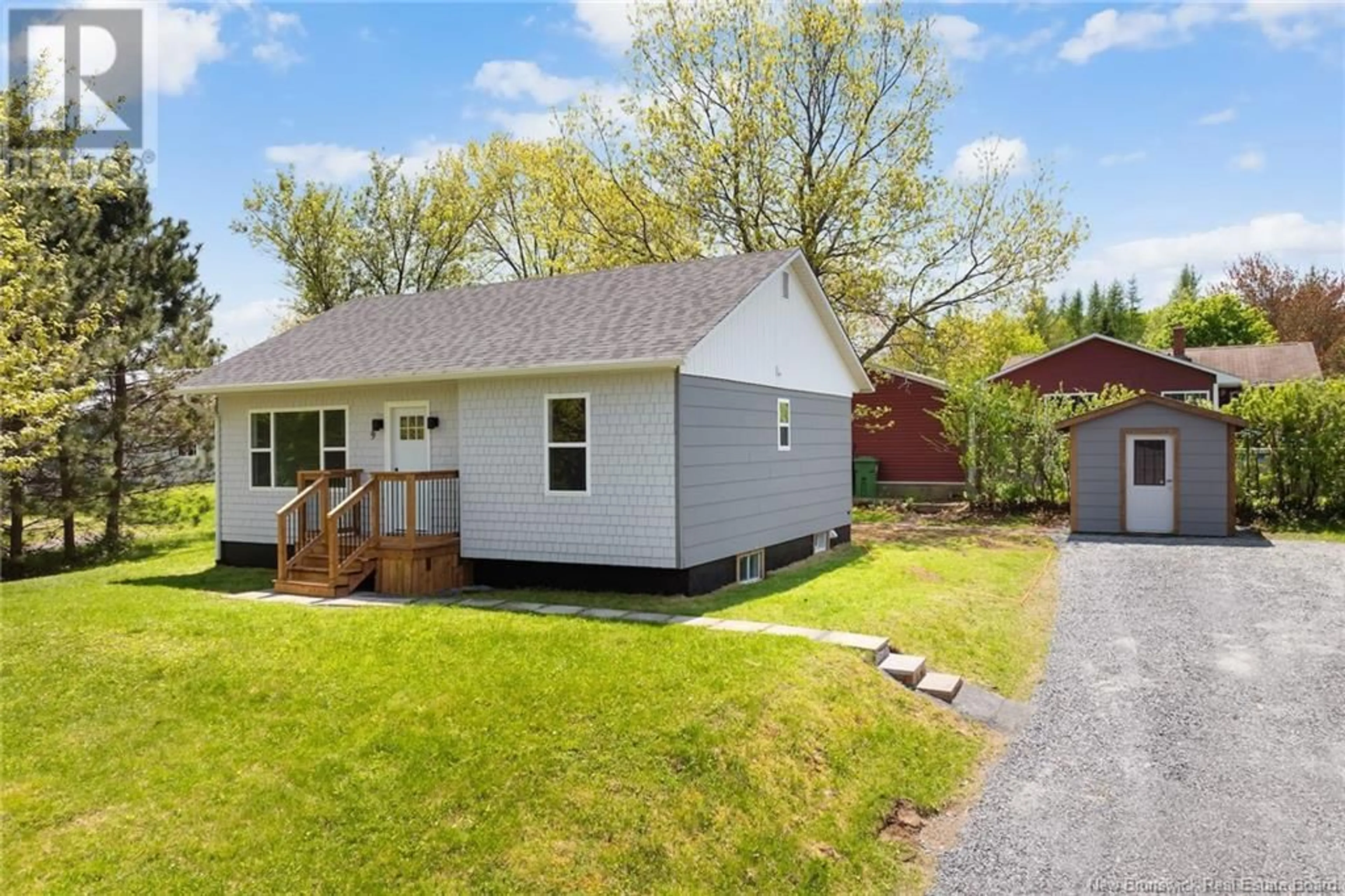 Home with vinyl exterior material, street for 9 MCKINLEY AVENUE, Fredericton New Brunswick E3A4R4