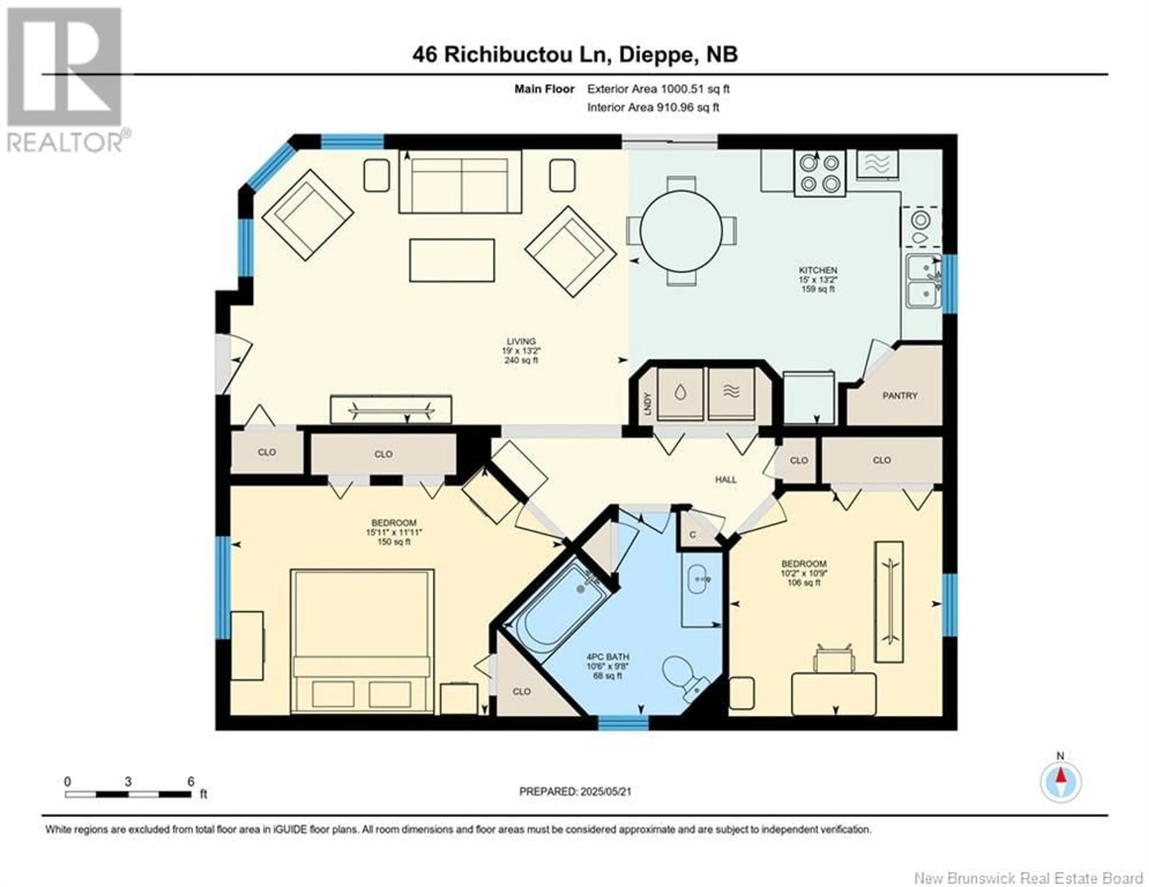 Floor plan for 46 RICHIBUCTOU LANE, Dieppe New Brunswick E1A7N1