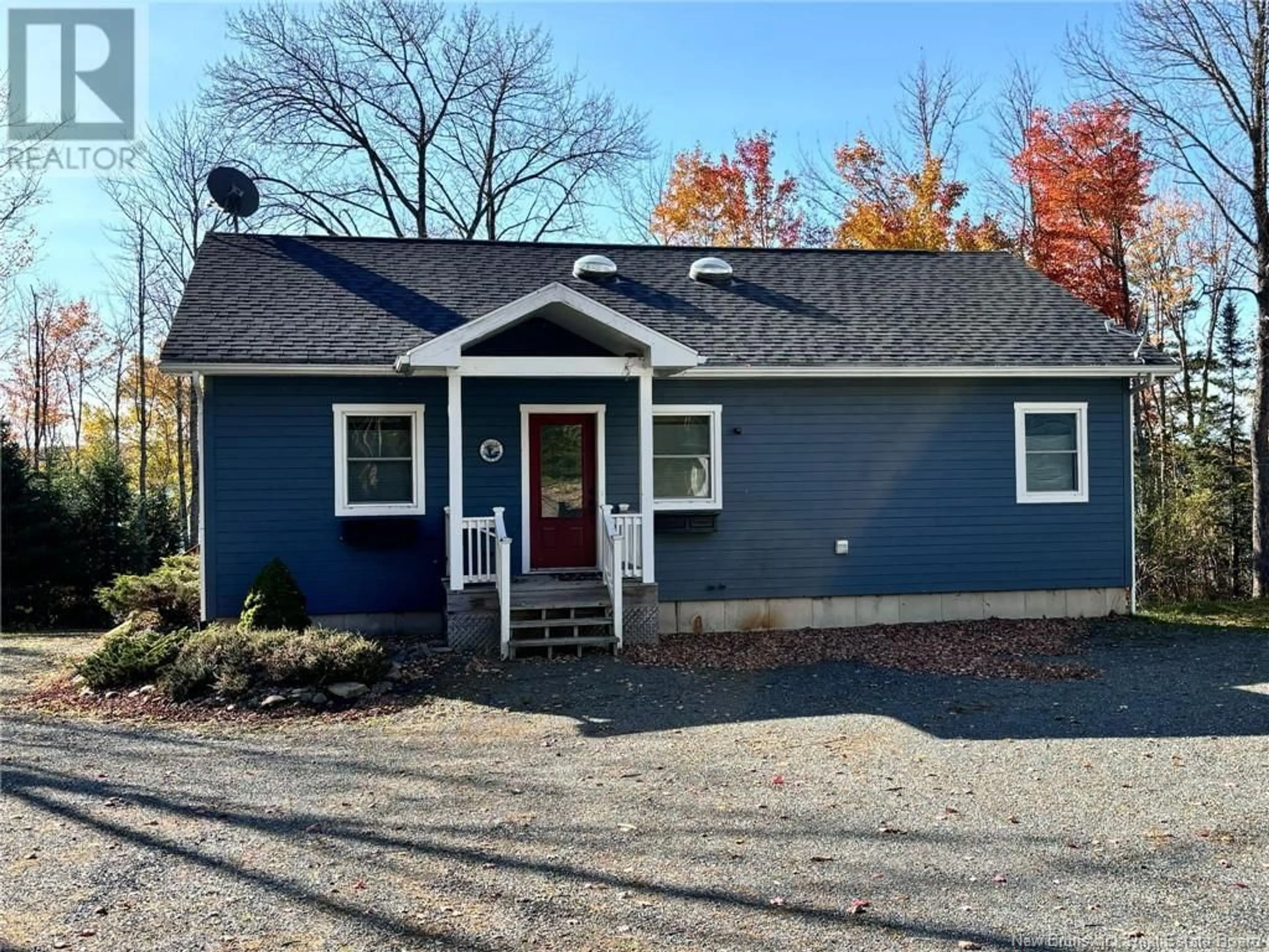 Home with vinyl exterior material, street for 173 GRAYSON LANE, East Grand Lake New Brunswick E6H1Y5