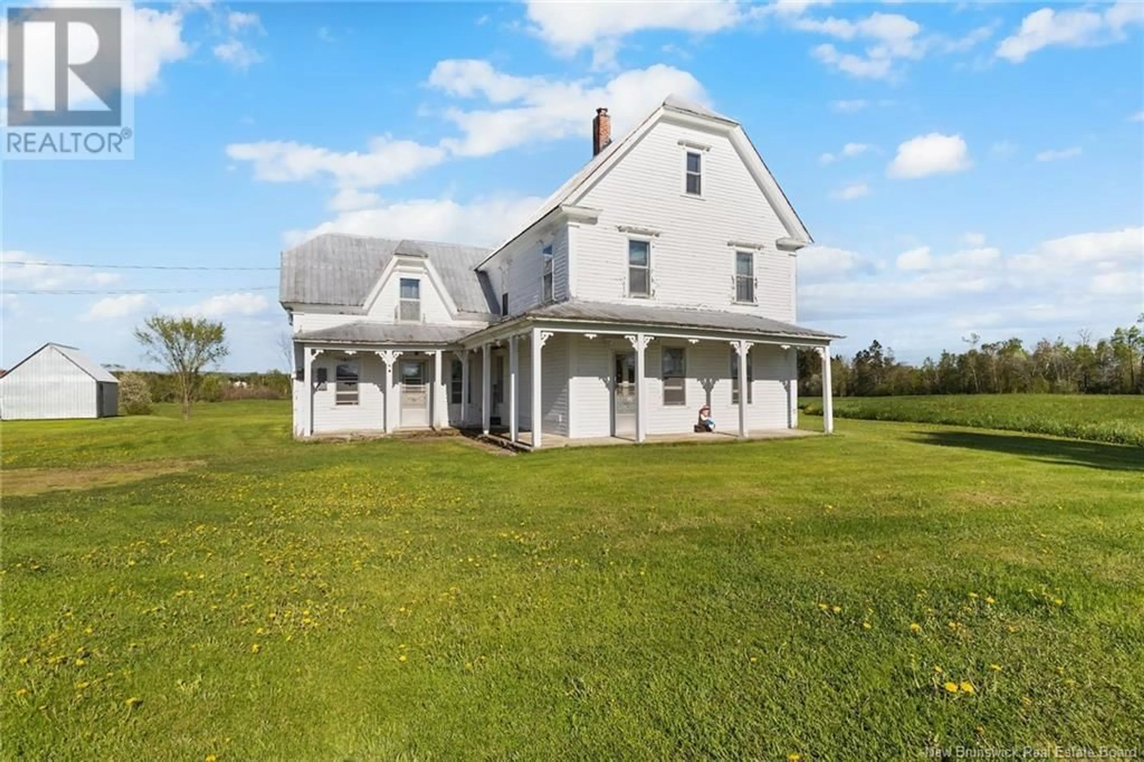 A pic from outside/outdoor area/front of a property/back of a property/a pic from drone, building for 107 CROSS RD, Temperance Vale New Brunswick E6G2E2