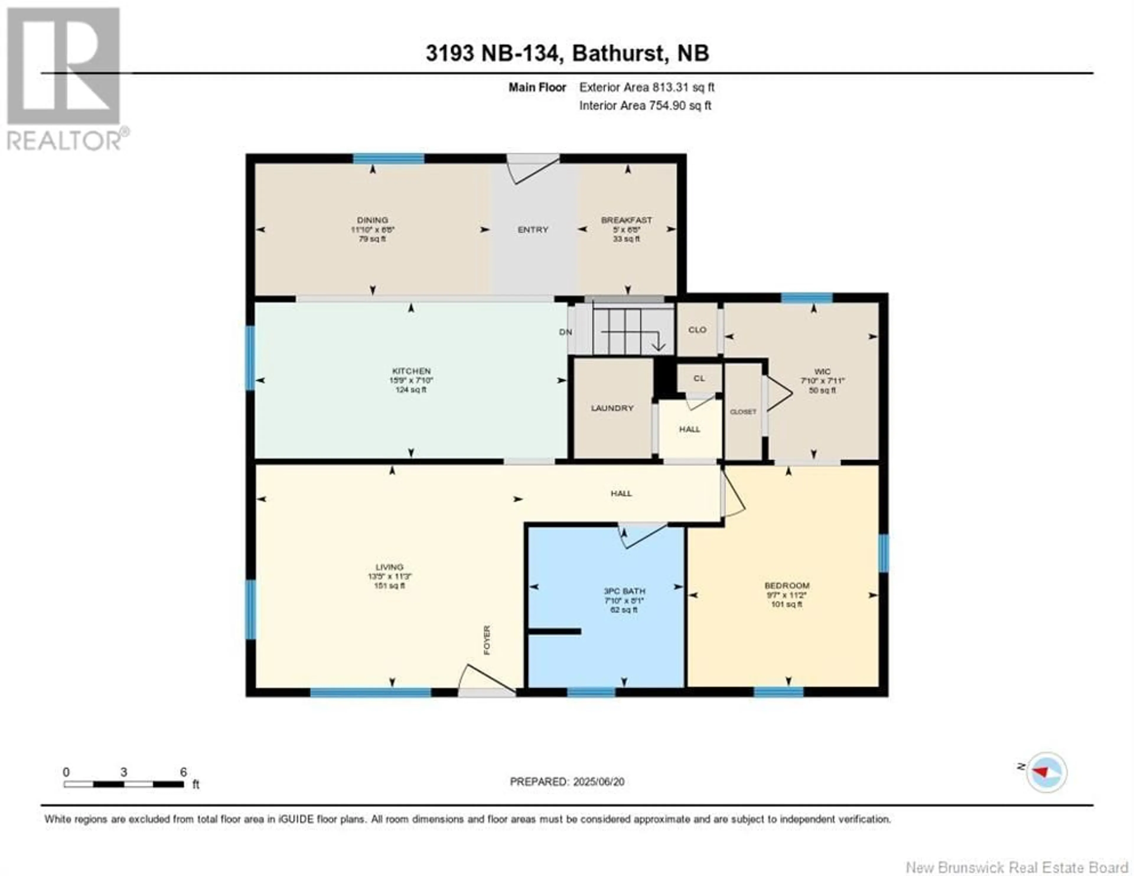 Floor plan for 3193 RTE 134 MIRAMICHI ROAD, Miramichi Road New Brunswick E8L1T9