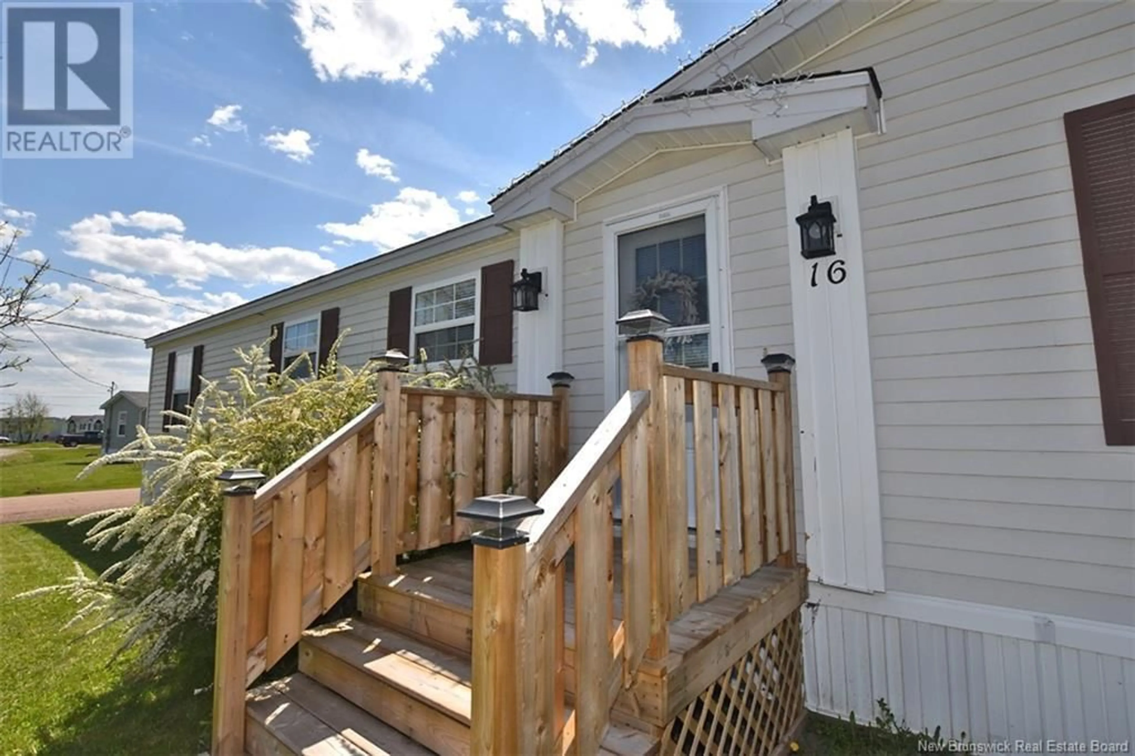 Patio, street for 16 SCOTCH PINE ROAD, Moncton New Brunswick E1H3C5