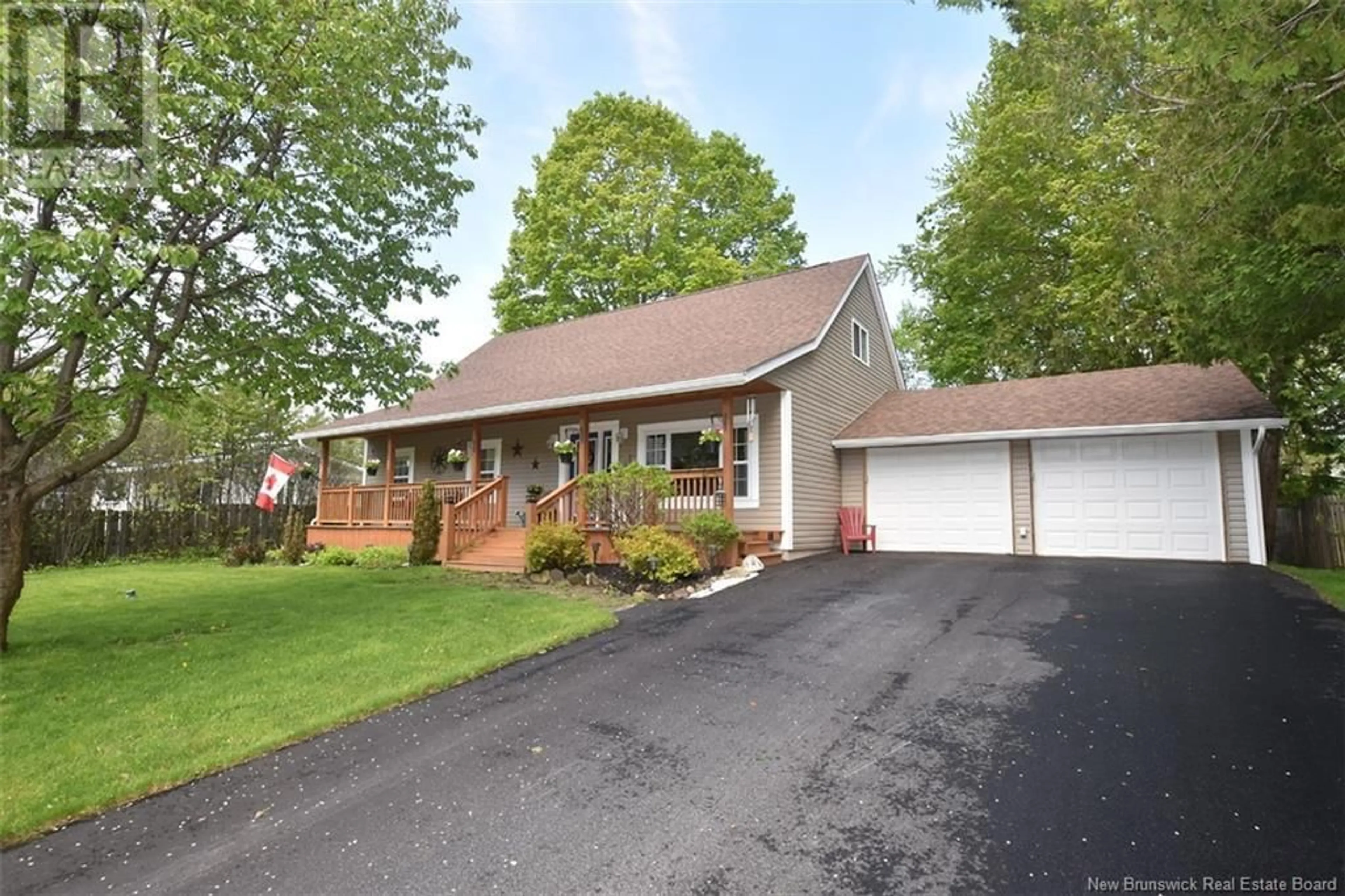 Home with vinyl exterior material, street for 21 HOSSACK STREET, Fredericton New Brunswick E3A8S2