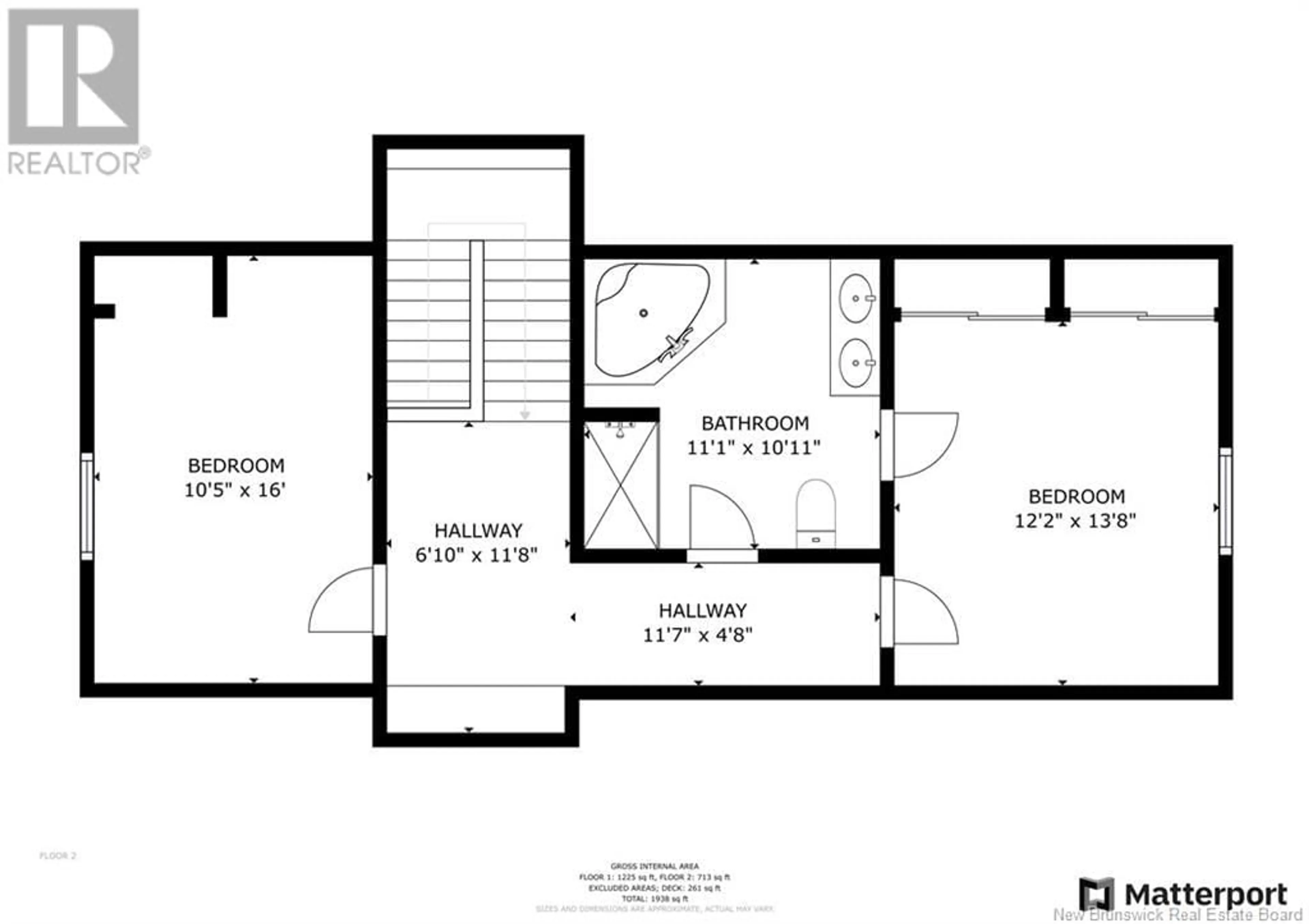 Floor plan for 21 HOSSACK STREET, Fredericton New Brunswick E3A8S2