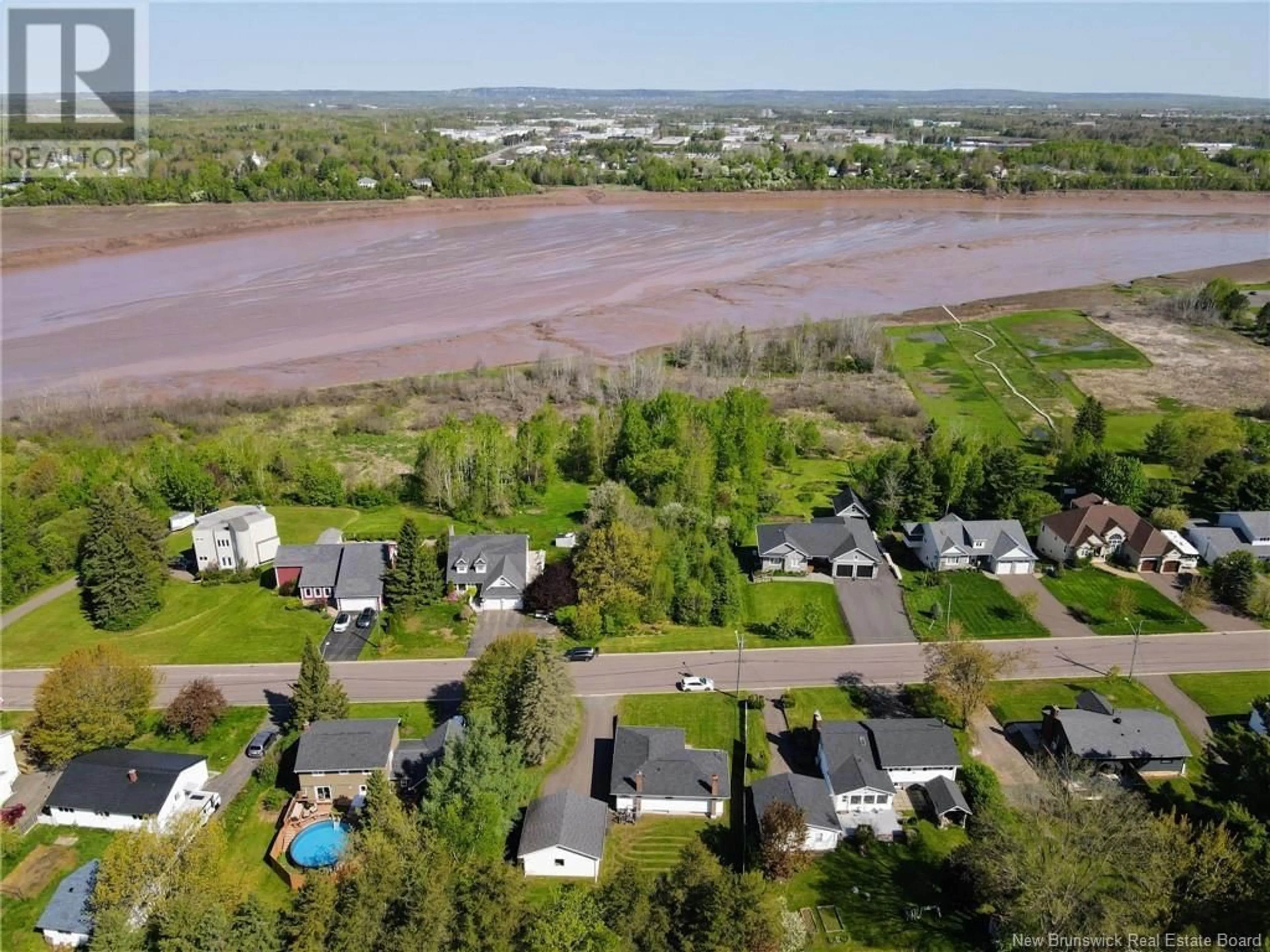 A pic from outside/outdoor area/front of a property/back of a property/a pic from drone, water/lake/river/ocean view for 186 LAKESIDE DRIVE, Riverview New Brunswick E1B3G9