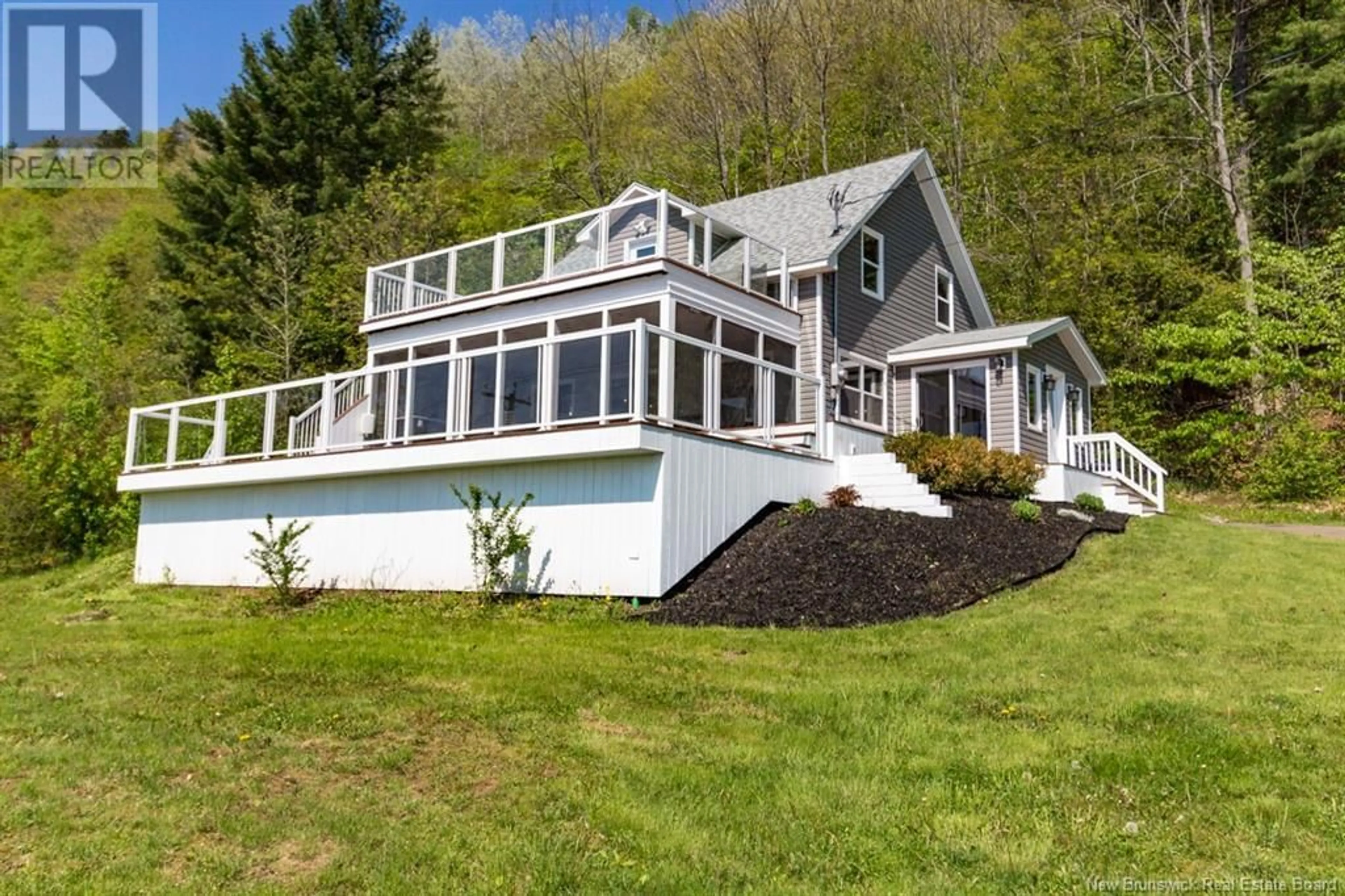 Home with vinyl exterior material, water/lake/river/ocean view for 2702 ROUTE 124, Kars New Brunswick E5T2W7