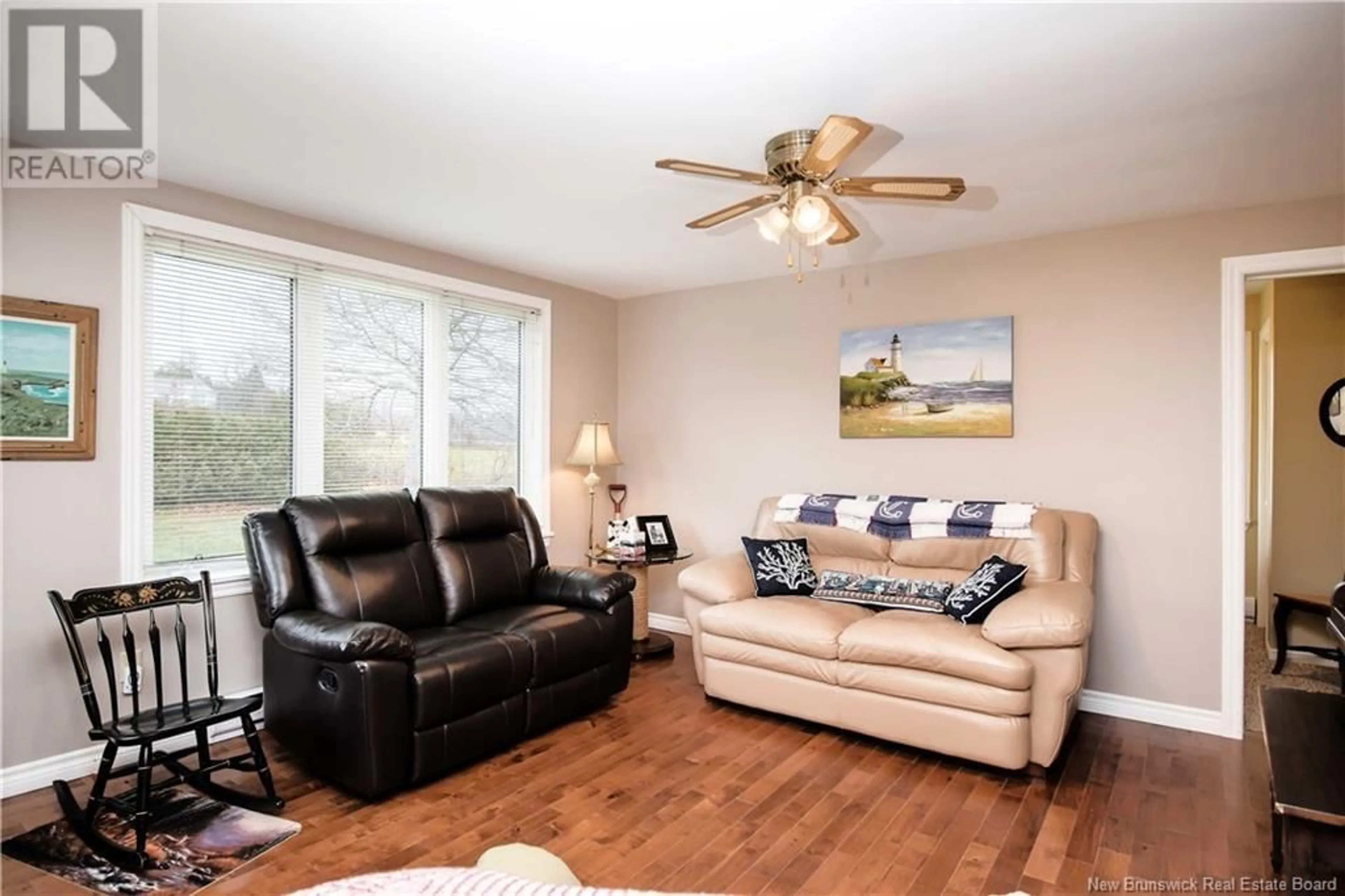 Living room with furniture, wood/laminate floor for 1544 GAYTHORNE ROAD, Tabusintac New Brunswick E9H1E1