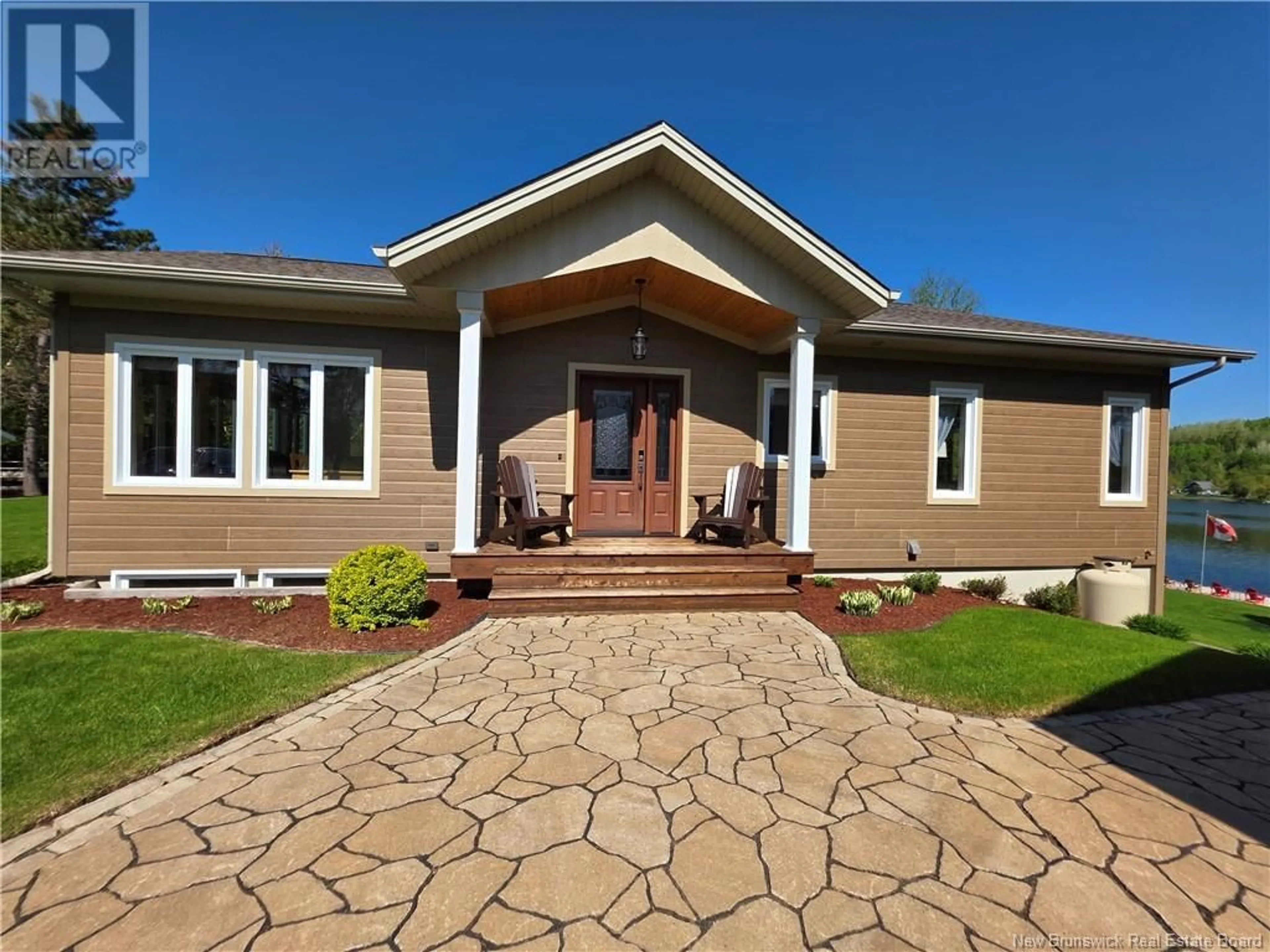 Home with vinyl exterior material, street for 19 FERRIS ROAD, Red Rapids New Brunswick E7H2A1