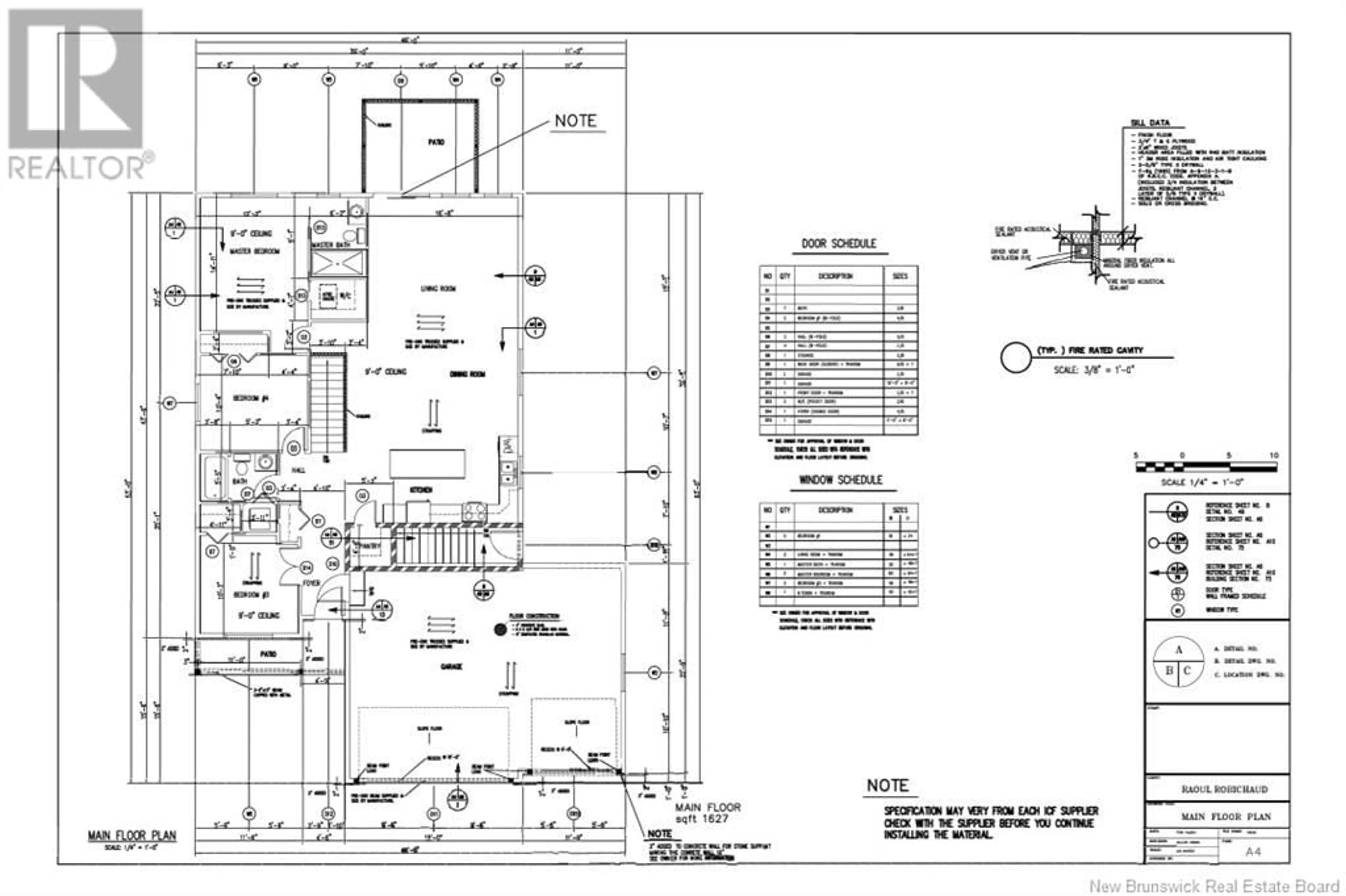 Floor plan for 869 SALISBURY ROAD, Moncton New Brunswick E1E1C4