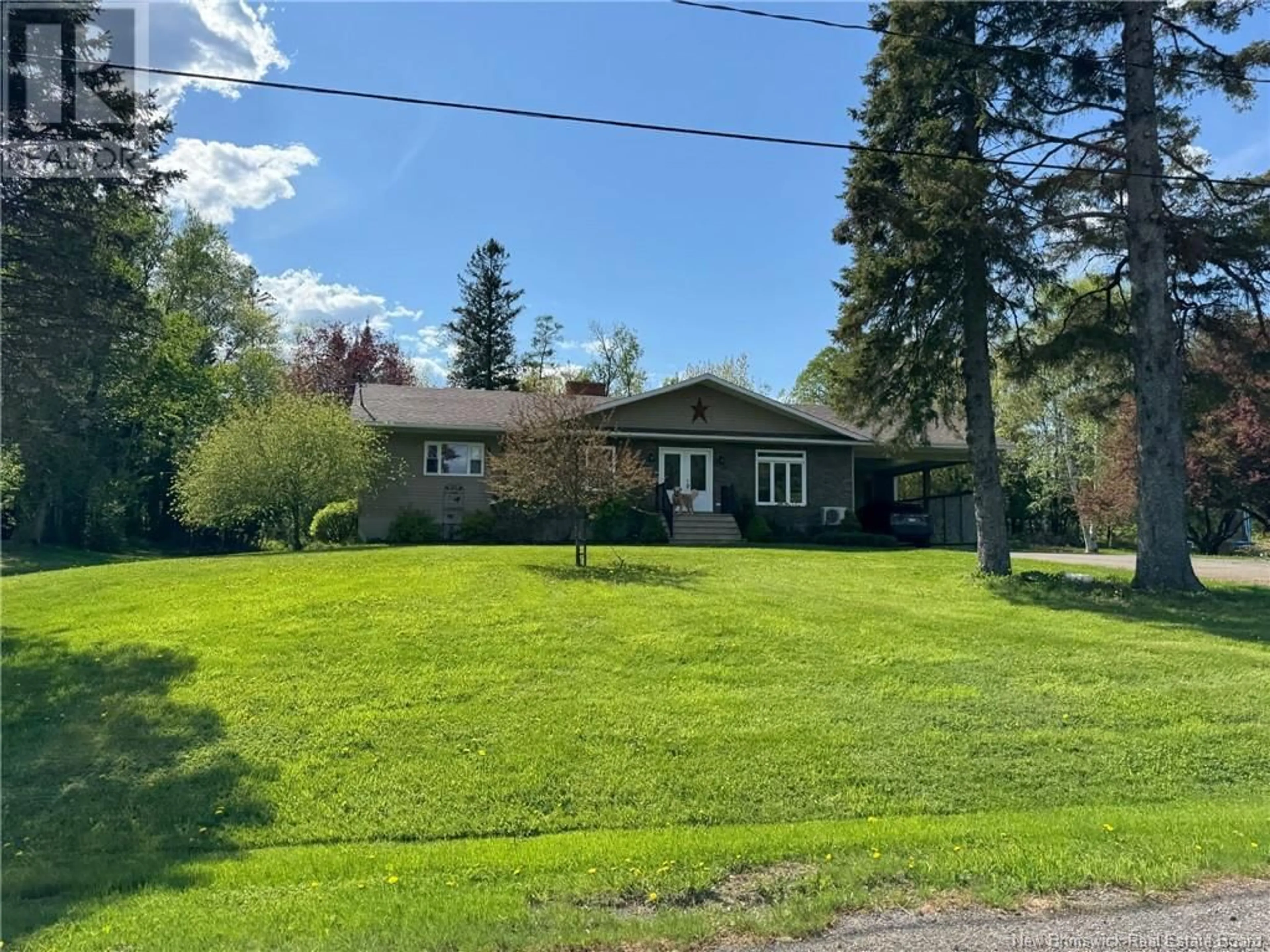 A pic from outside/outdoor area/front of a property/back of a property/a pic from drone, unknown for 77 HILLCREST STREET, Plaster Rock New Brunswick E7G1V1