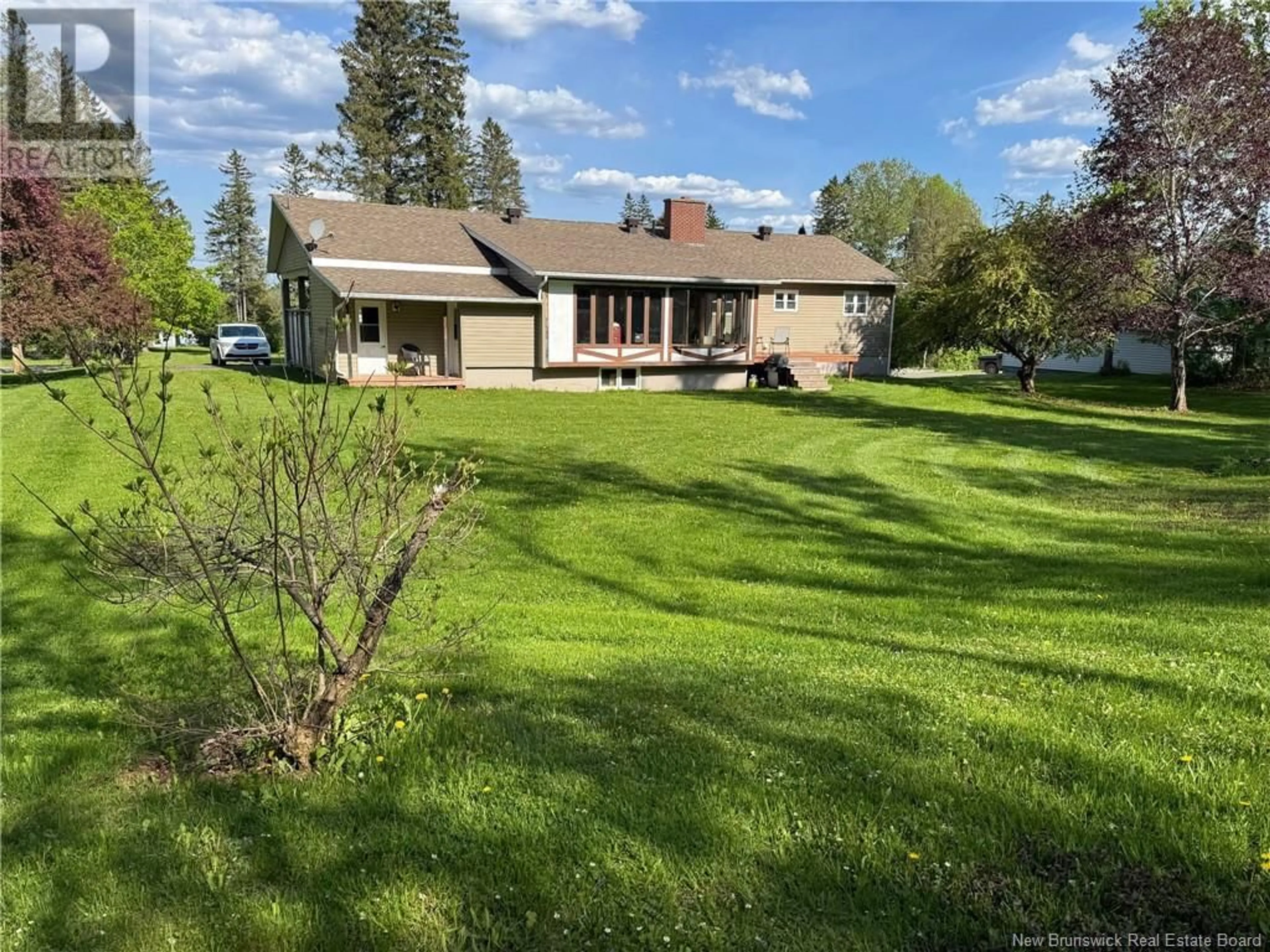 A pic from outside/outdoor area/front of a property/back of a property/a pic from drone, unknown for 77 HILLCREST STREET, Plaster Rock New Brunswick E7G1V1