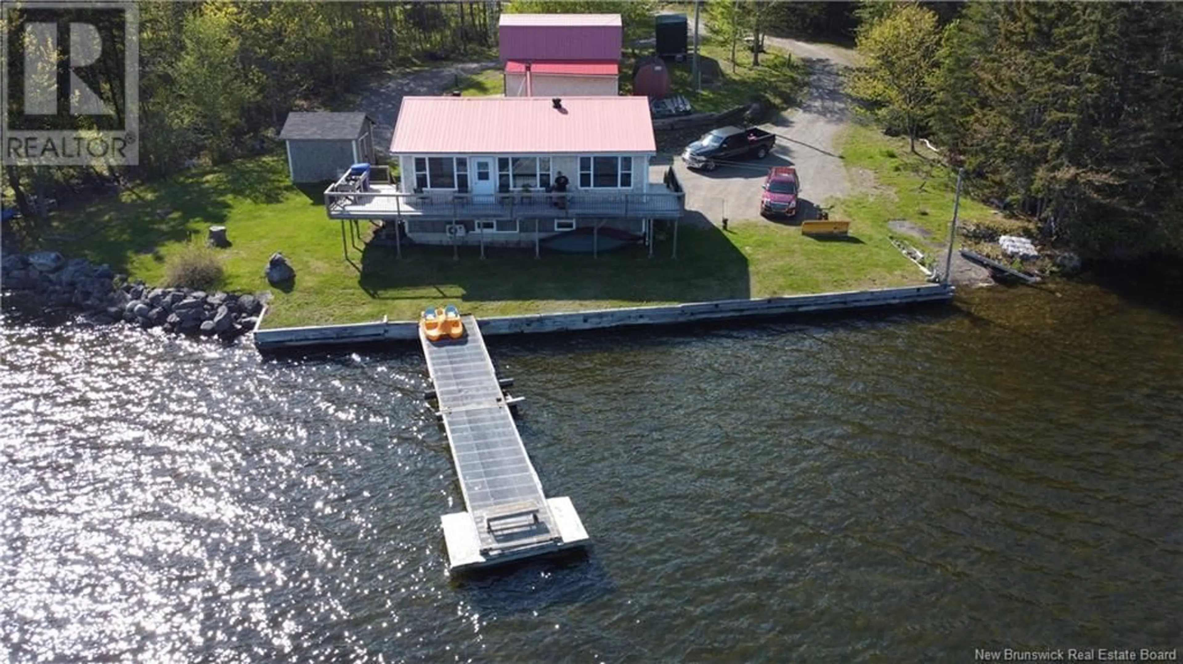 A pic from outside/outdoor area/front of a property/back of a property/a pic from drone, water/lake/river/ocean view for 119 GREENLAW ROAD, Saint Andrews New Brunswick E5B3Y3