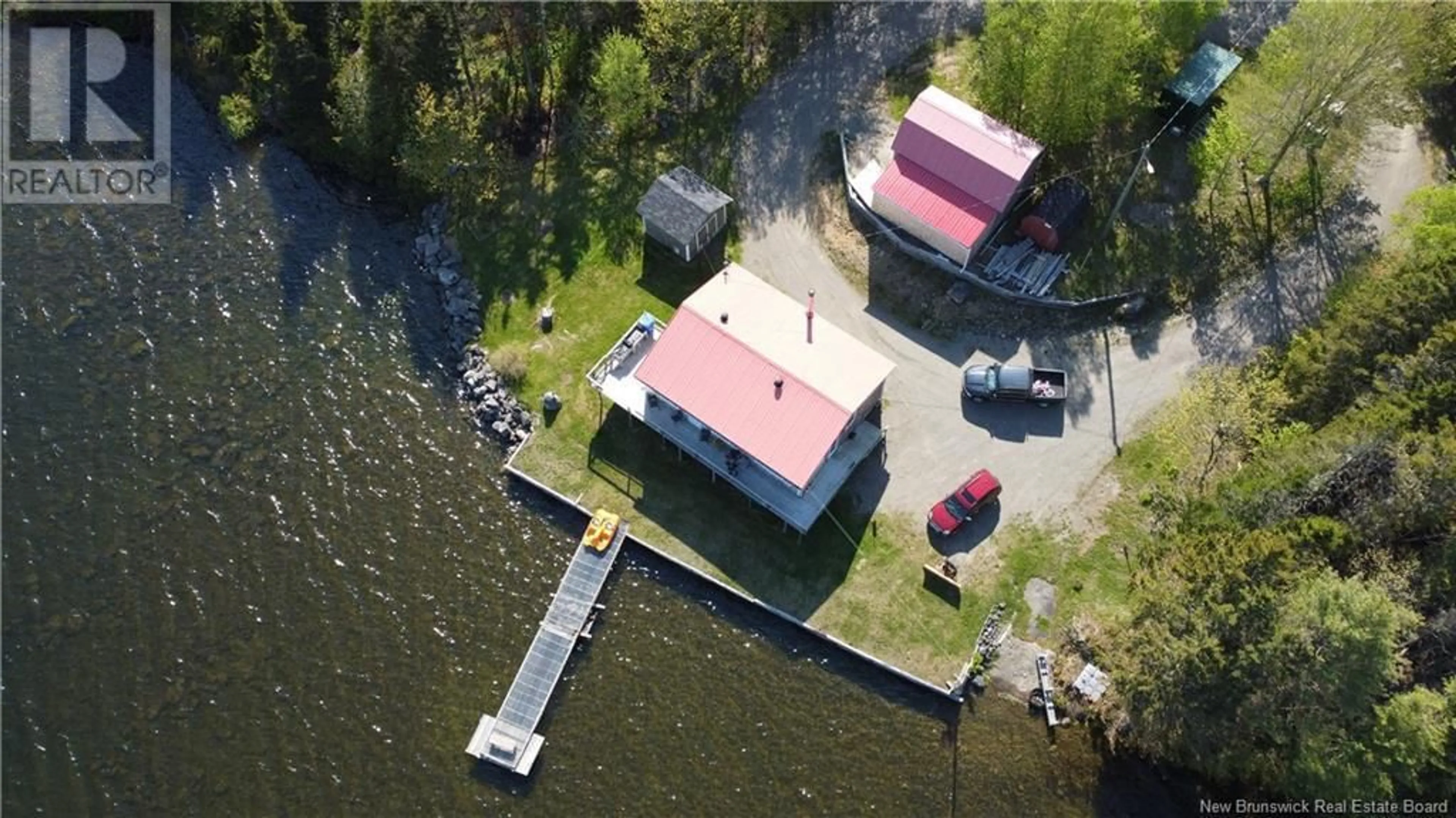 A pic from outside/outdoor area/front of a property/back of a property/a pic from drone, water/lake/river/ocean view for 119 GREENLAW ROAD, Saint Andrews New Brunswick E5B3Y3