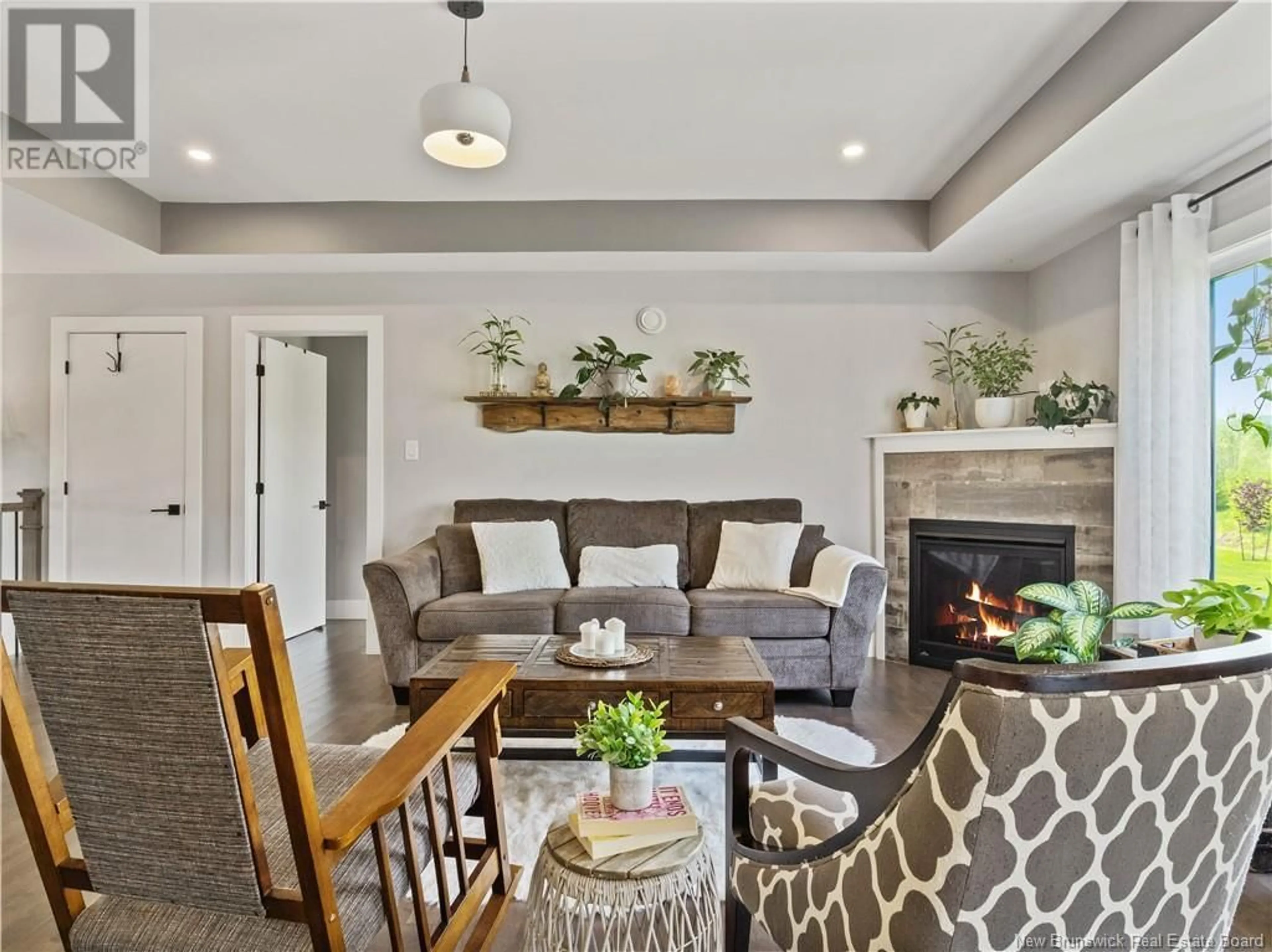 Living room with furniture, unknown for 81 KING'S BRIDGE, Moncton New Brunswick E1G5R7