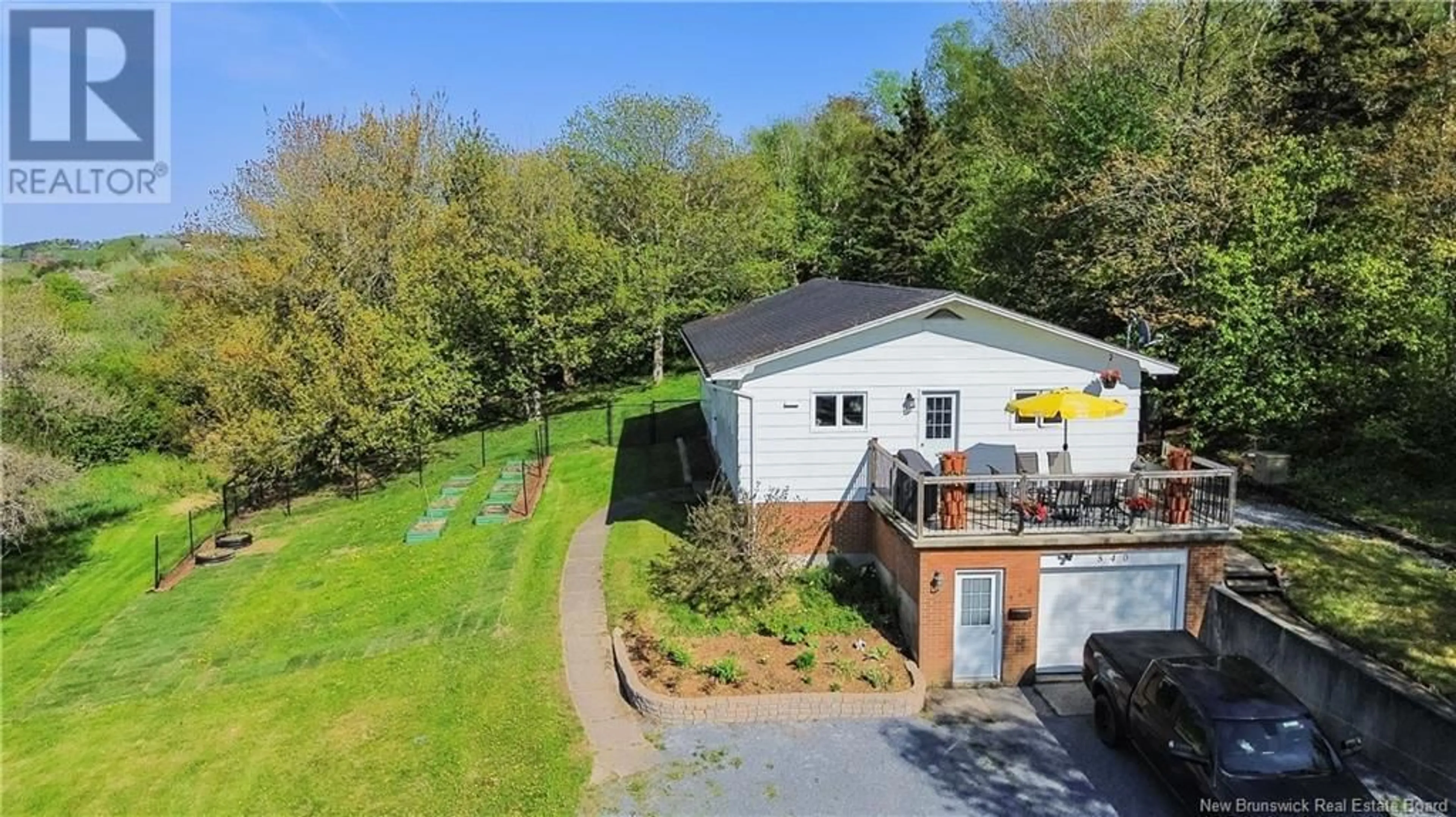 A pic from outside/outdoor area/front of a property/back of a property/a pic from drone, water/lake/river/ocean view for 540 GAULT ROAD, Saint John New Brunswick E2M5K1