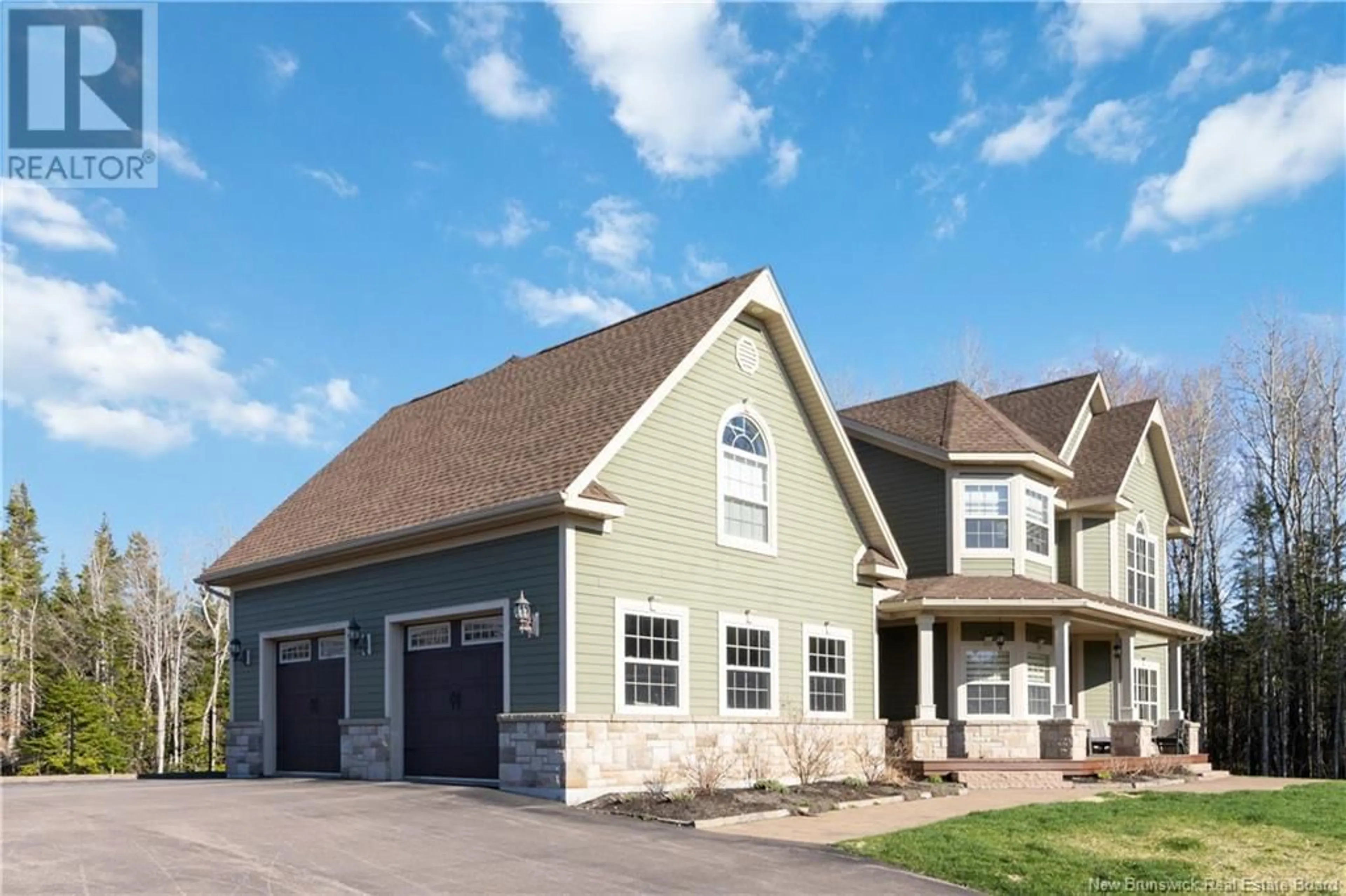 Home with vinyl exterior material, street for 48 STELOR DRIVE, Lutes Mountain New Brunswick E1G5H5