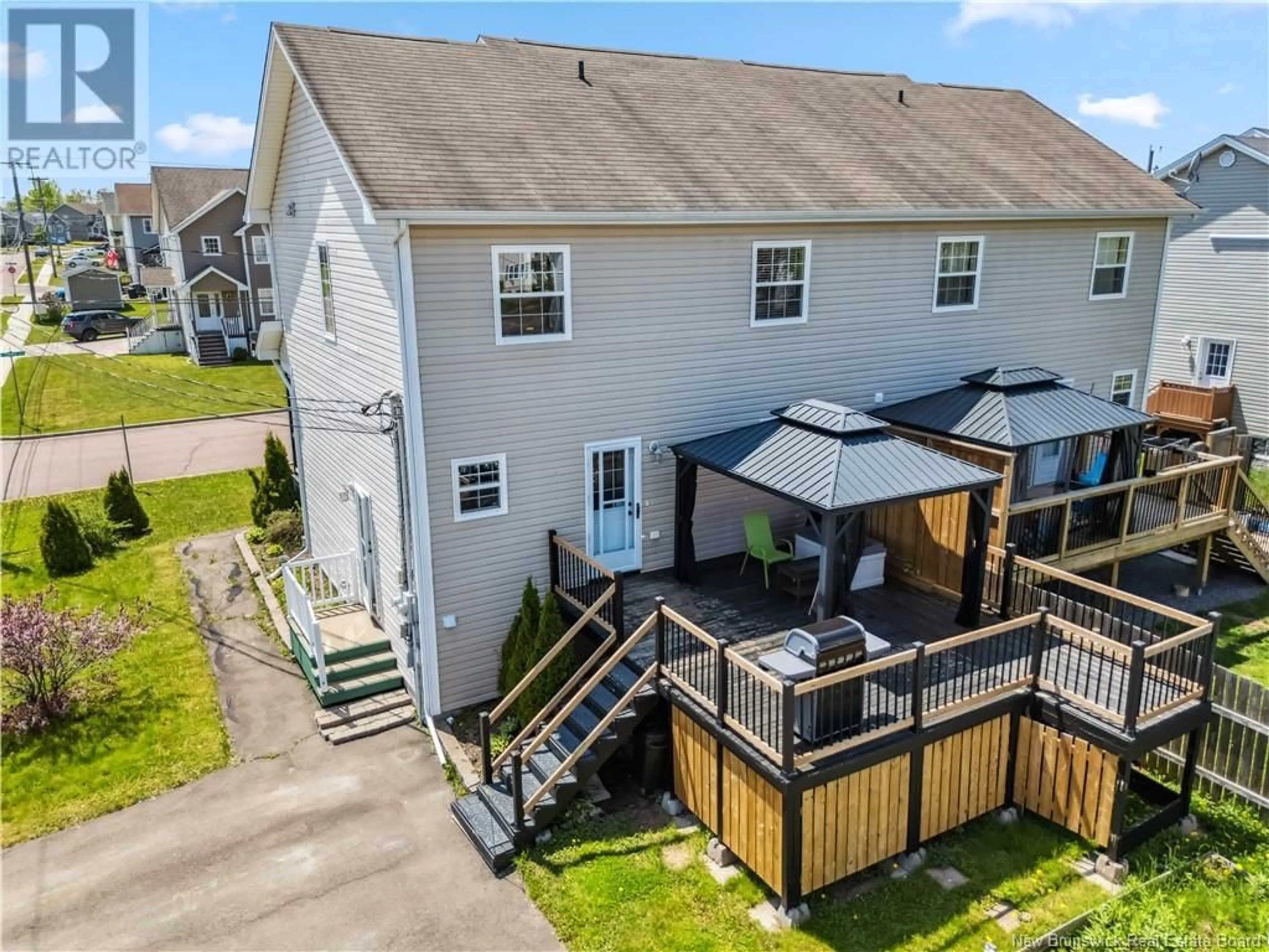 A pic from outside/outdoor area/front of a property/back of a property/a pic from drone, unknown for 3 TRELLIS COURT, Moncton New Brunswick E1G0G7