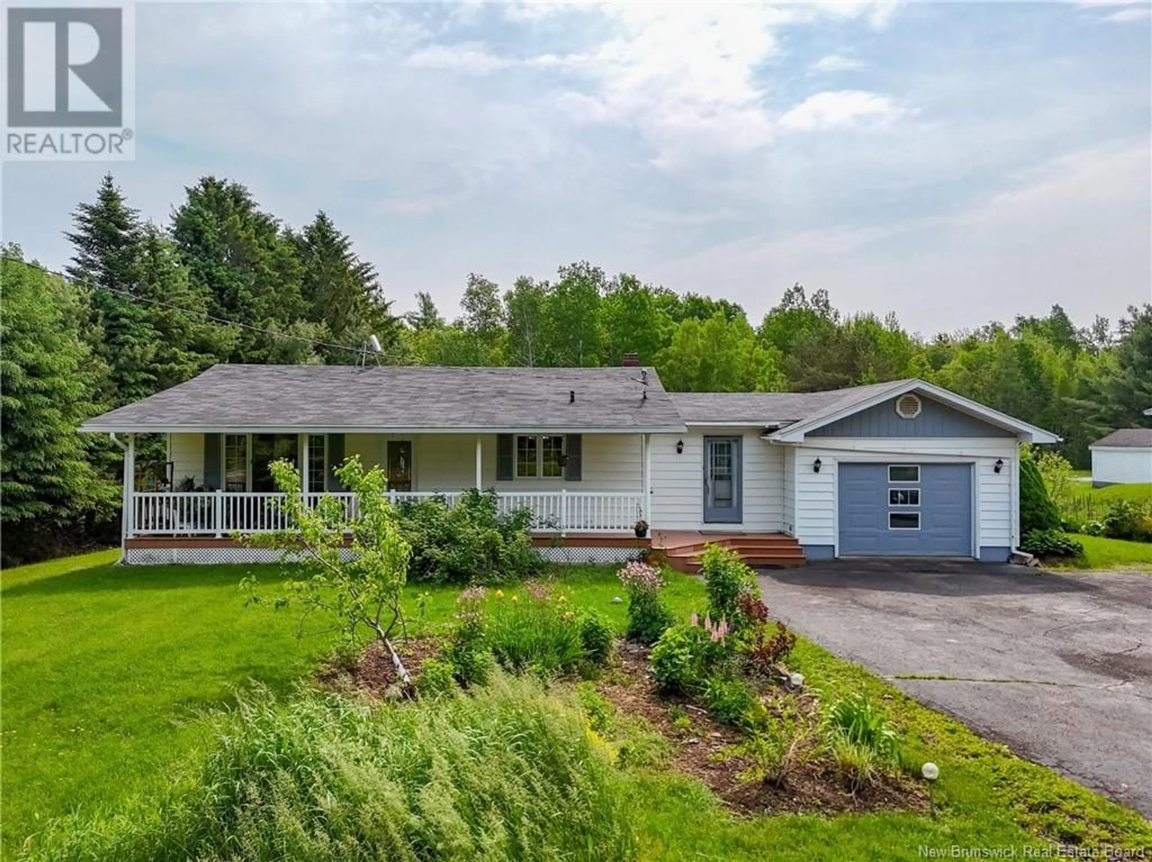 A pic from outside/outdoor area/front of a property/back of a property/a pic from drone, unknown for 5480 ROUTE 10, Hardwood Ridge New Brunswick E4A1A4