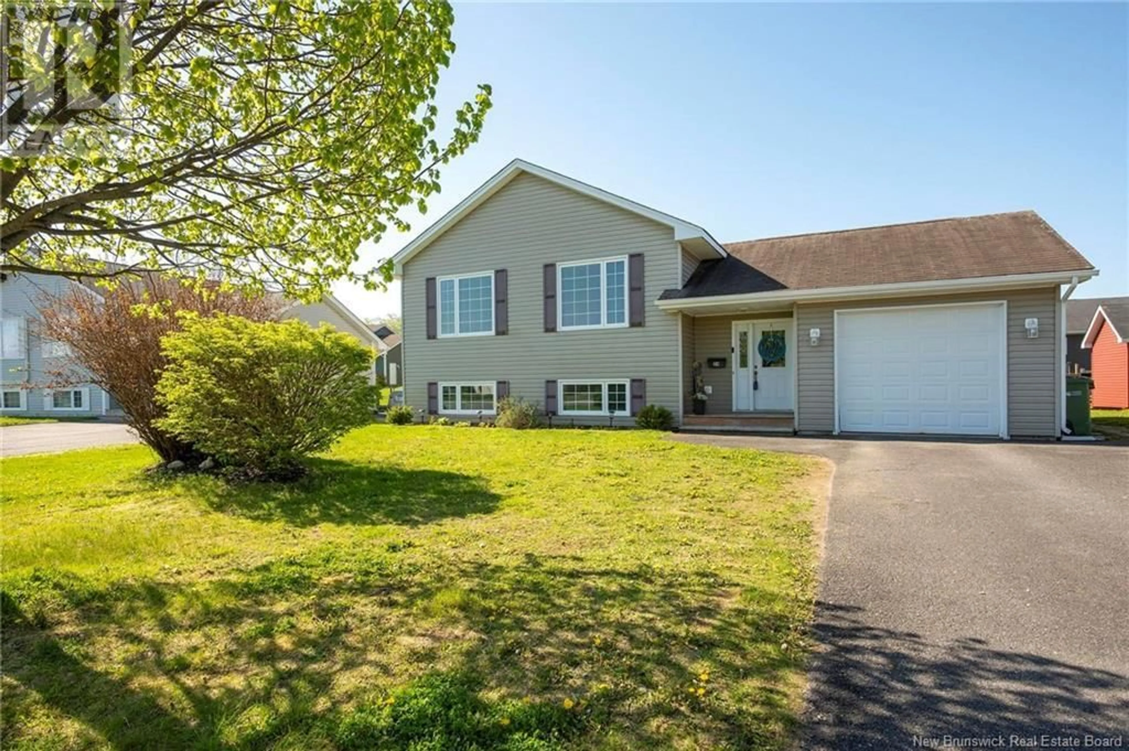 Home with vinyl exterior material, street for 24 LAMDA AVENUE, Saint John New Brunswick E2J0B6