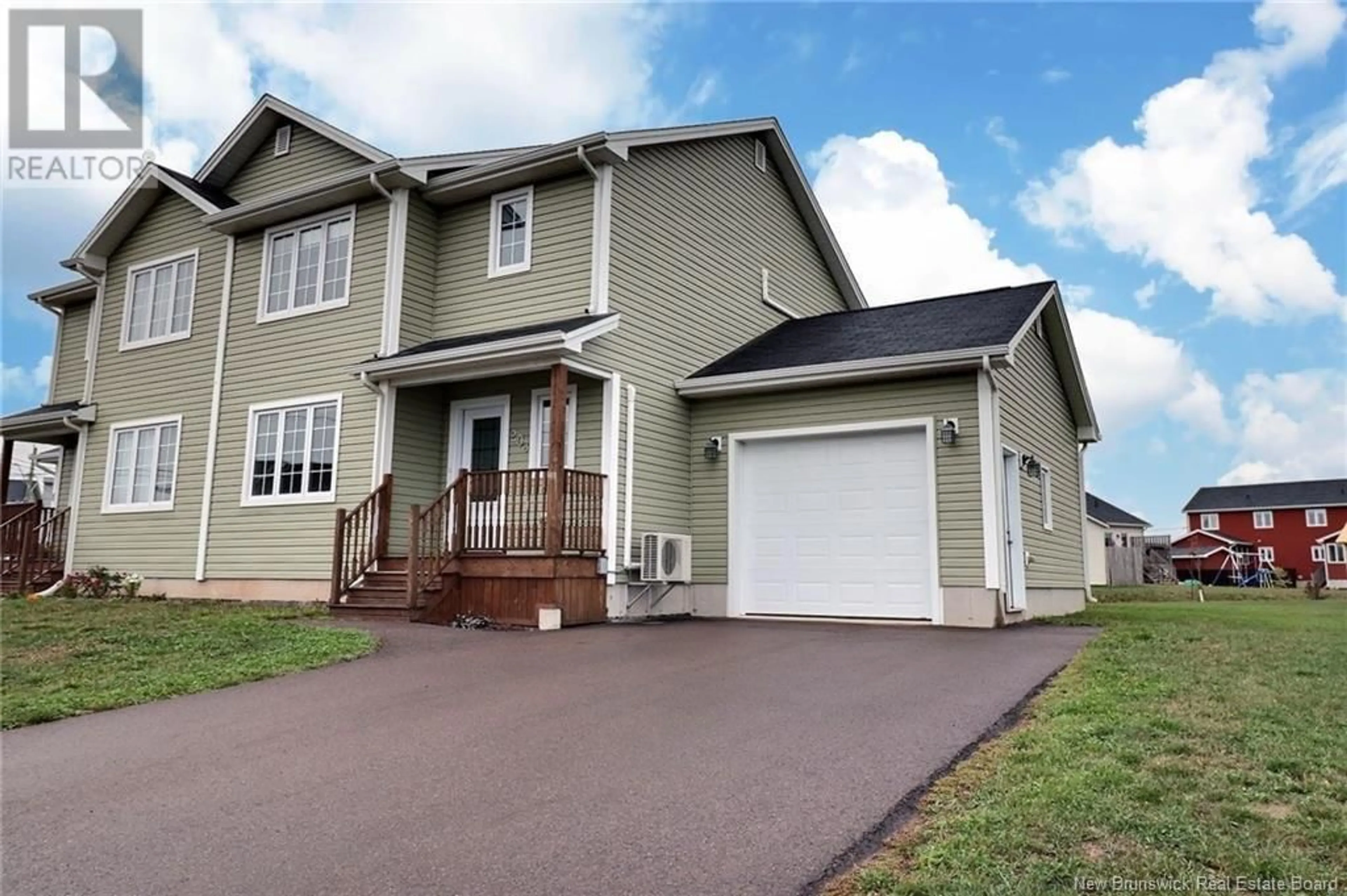 Home with vinyl exterior material, street for 203 SURETTE STREET, Dieppe New Brunswick E1A9R3