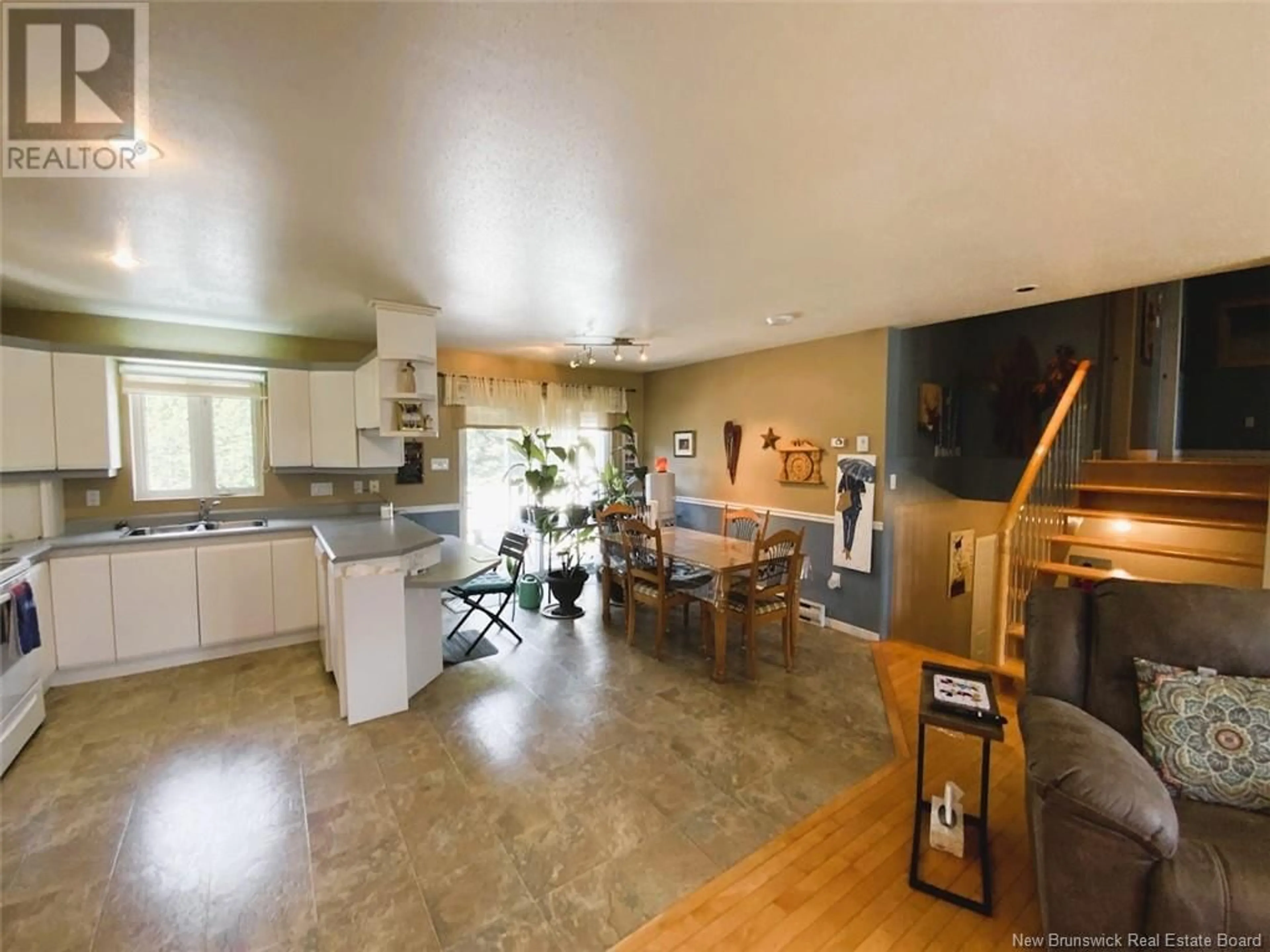 Open concept kitchen, unknown for 19 DES CHAMPS STREET, Edmundston New Brunswick E3V4B8