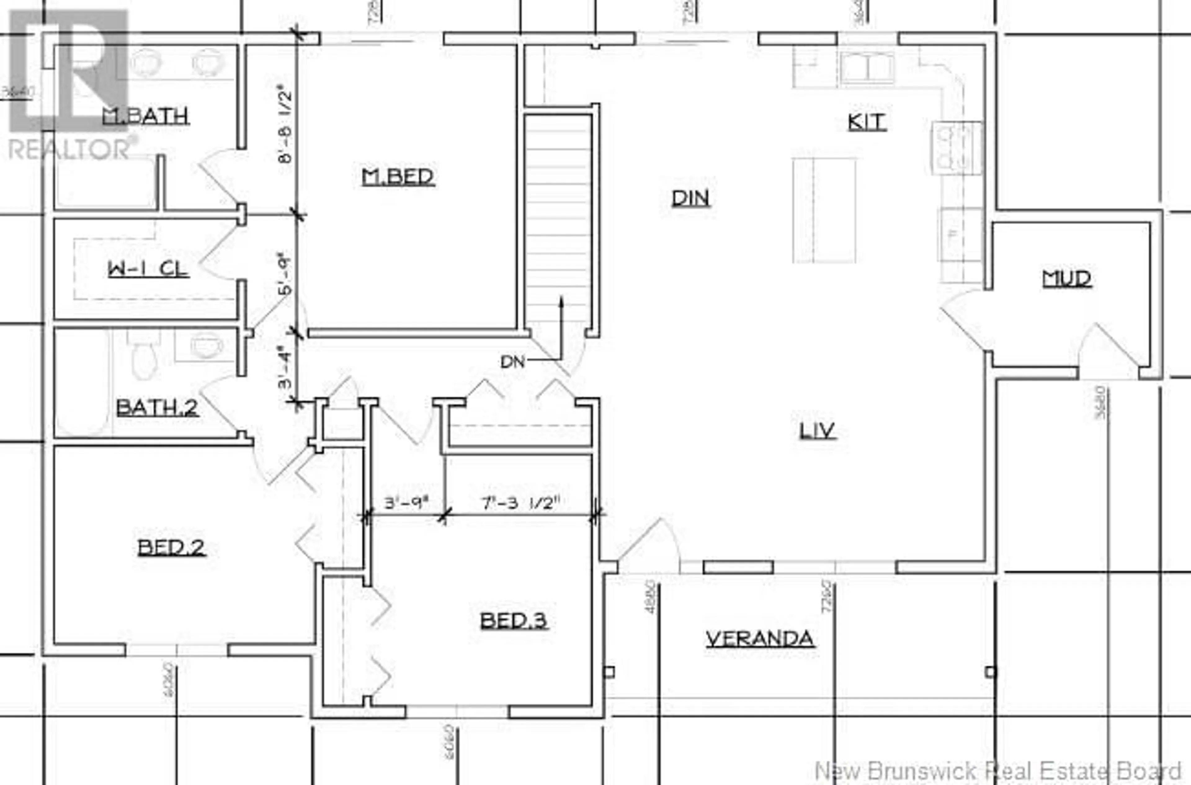 Floor plan for 3464 ROUTE 106, Salisbury New Brunswick E4J3H6