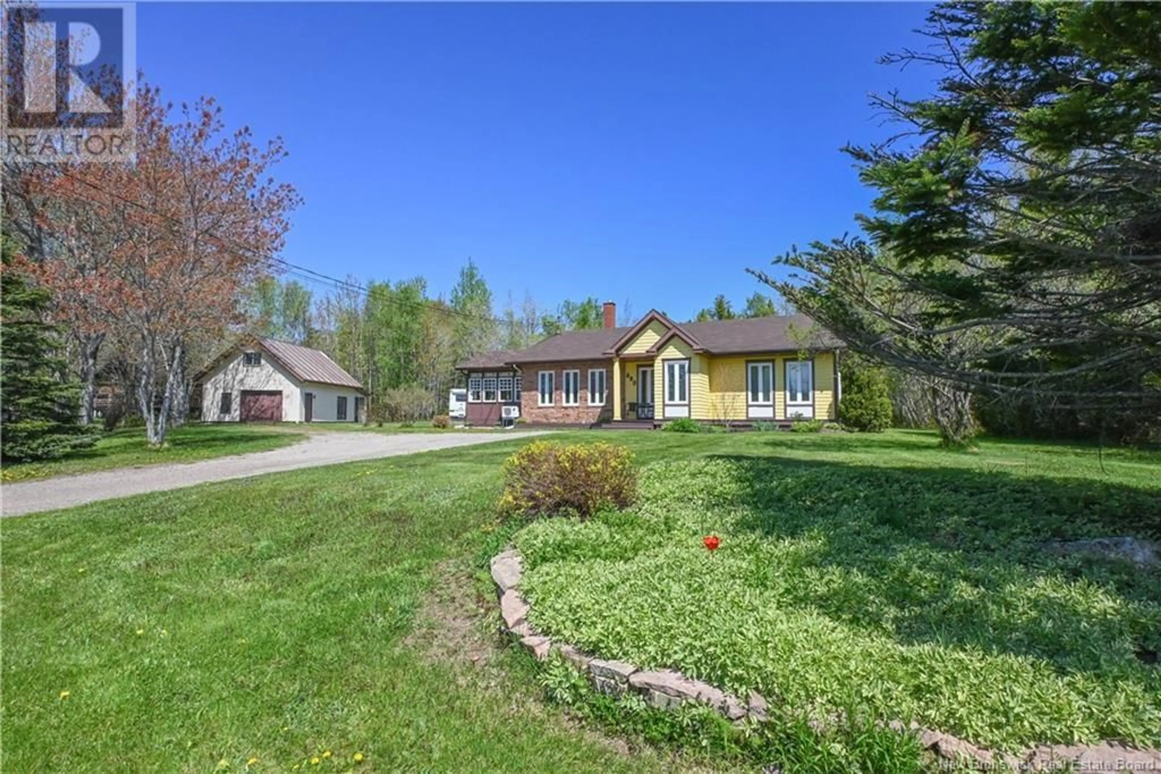 A pic from outside/outdoor area/front of a property/back of a property/a pic from drone, unknown for 680 DES BOUDREAU ROAD, Bertrand New Brunswick E1W1J6